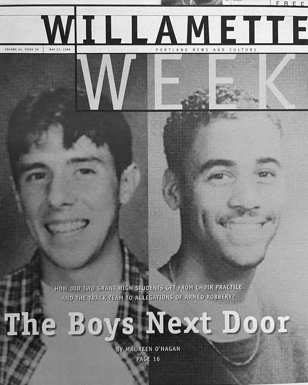 Tom, left, and Ethan, right
