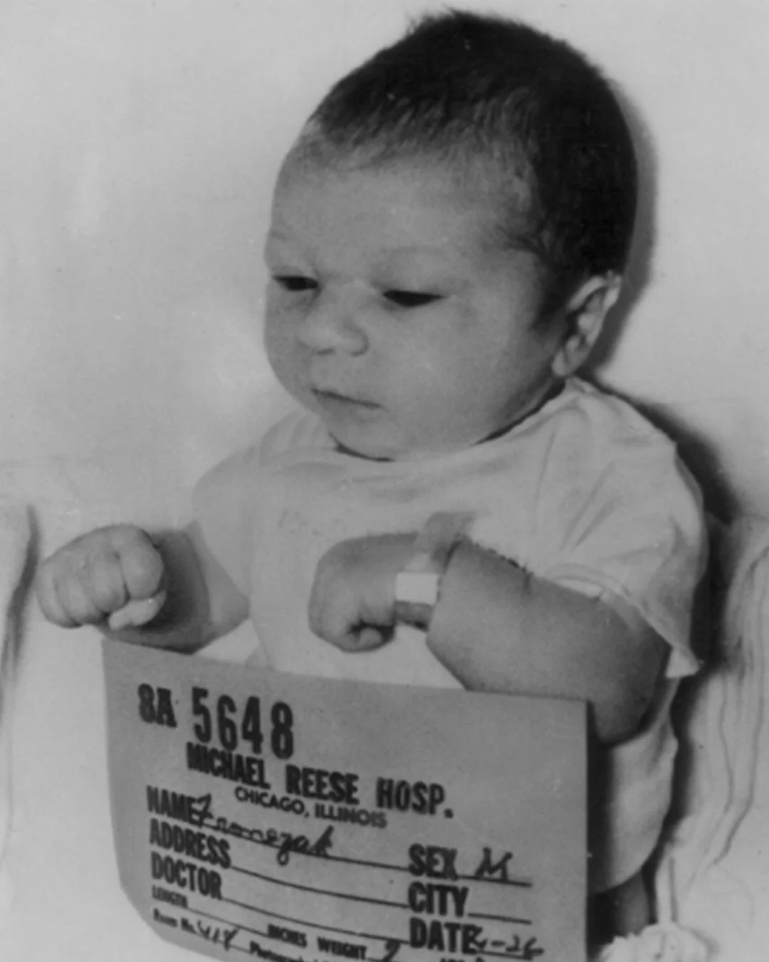 Paul Fronczak / Kevin Baty at birth / Michael Reese Hospital Chicago