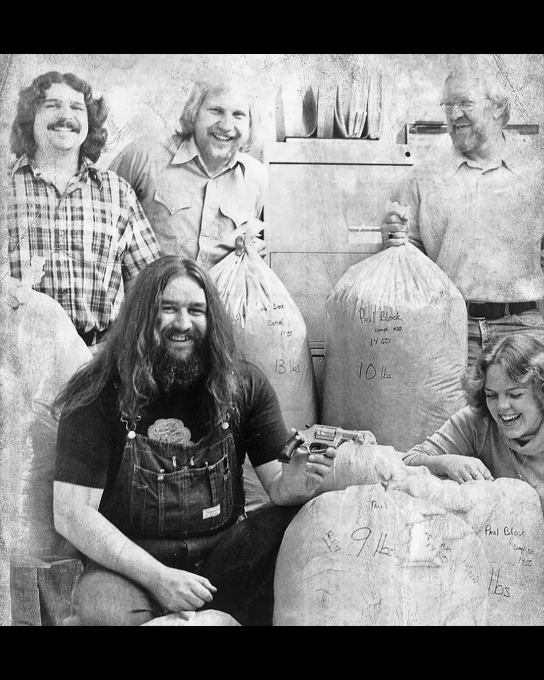 Moon, bottom left, with contraband