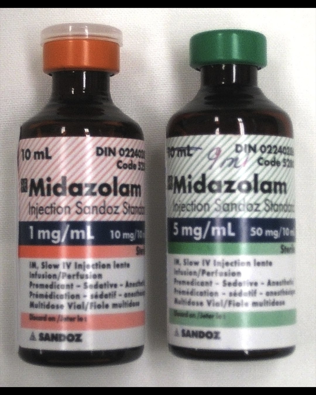 Versed under its generic name, Midazolam