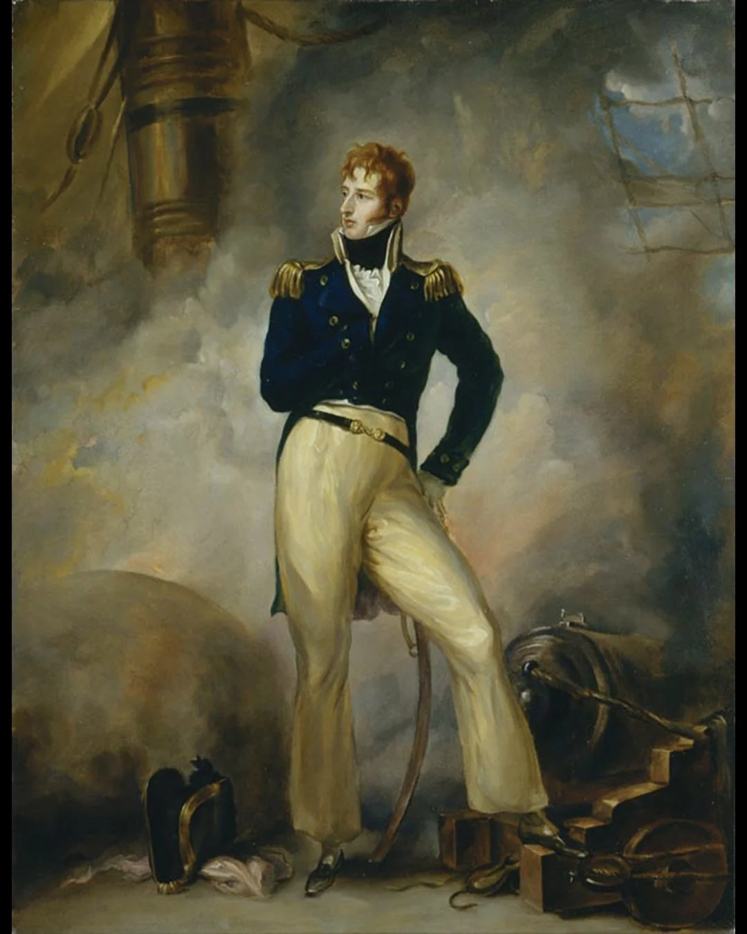 Portrait of Lord Cochrane, by Peter Edward Stroehling