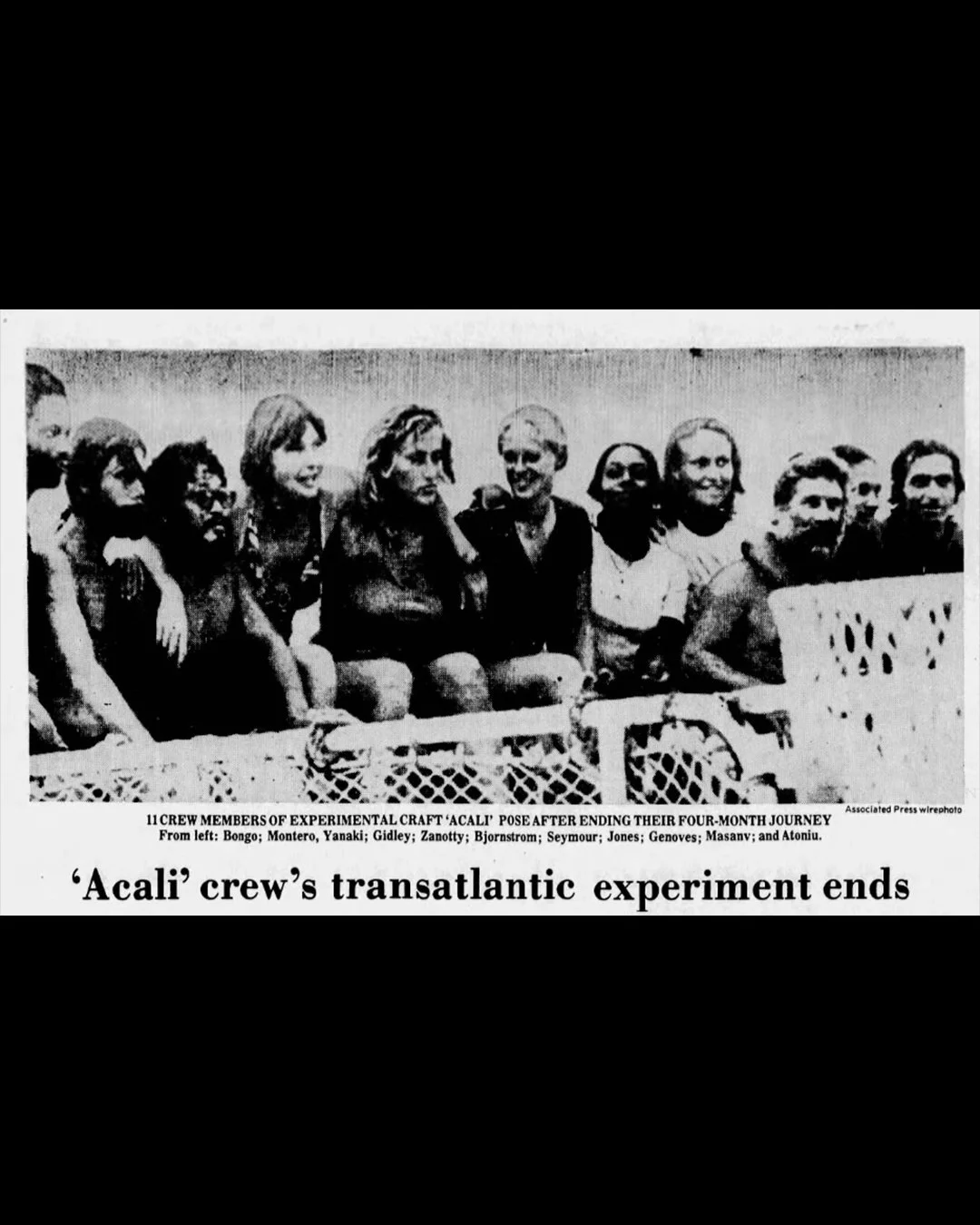 Press coverage of experiment