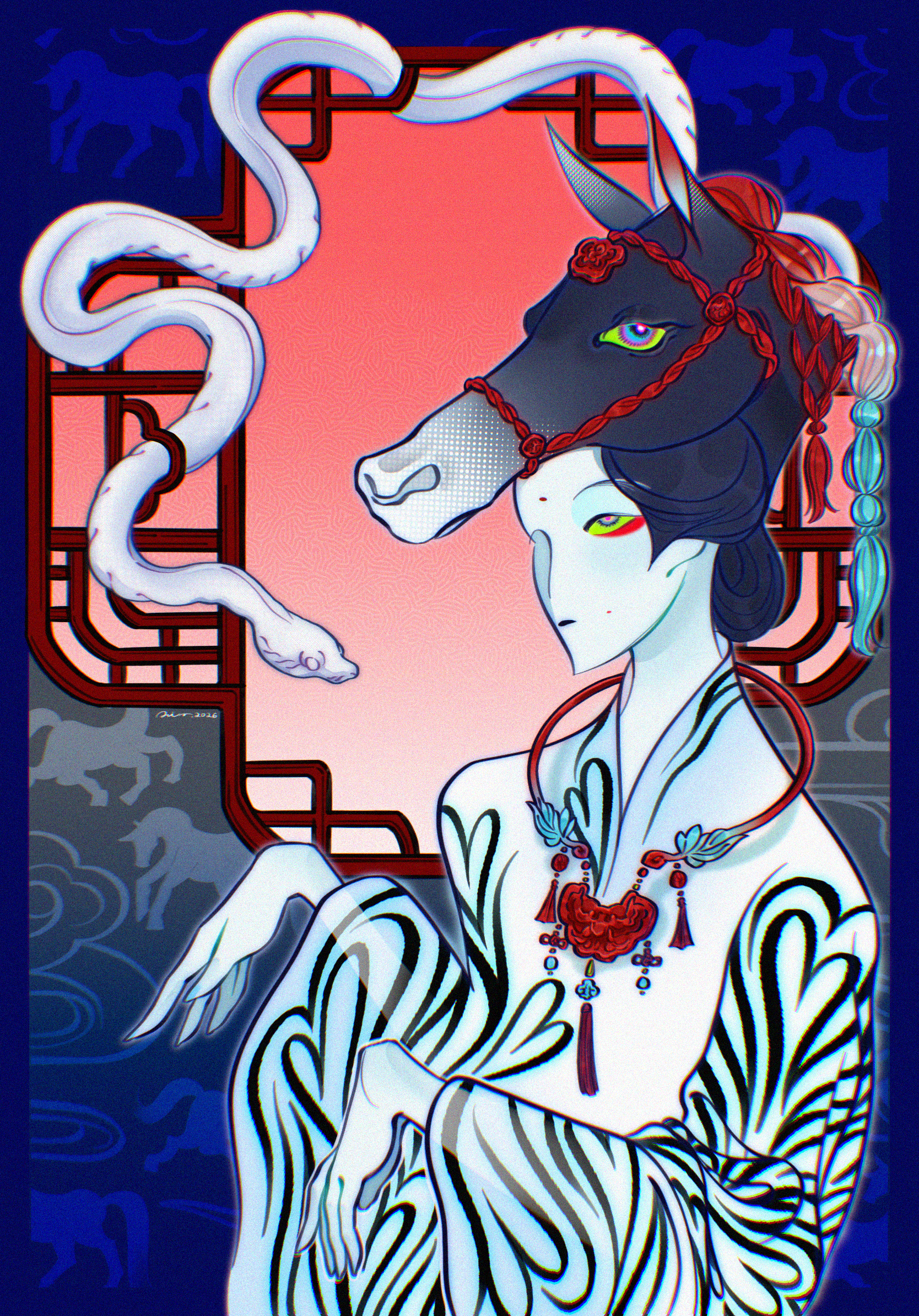  Illustration for 2026 Year of the Horse