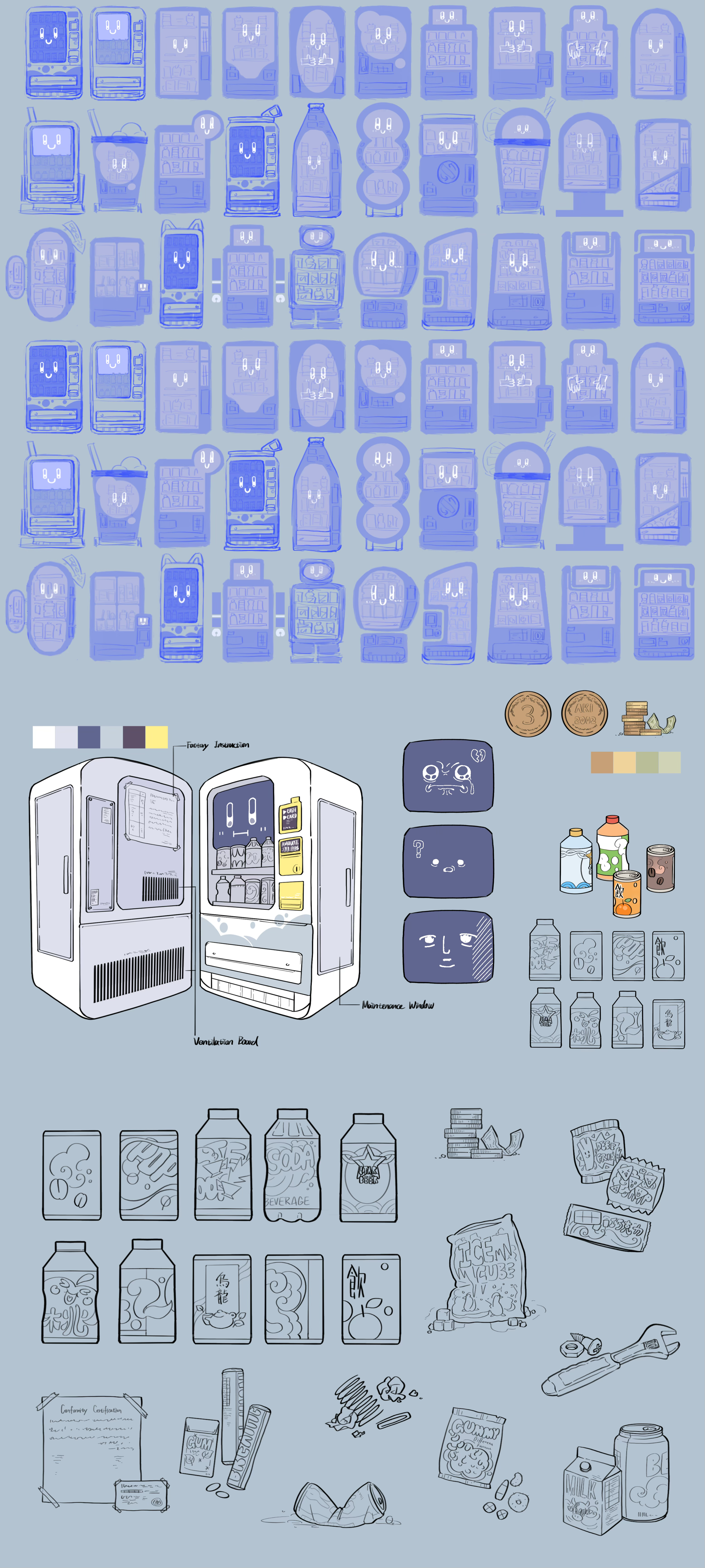 The Vending Machine_Character Design