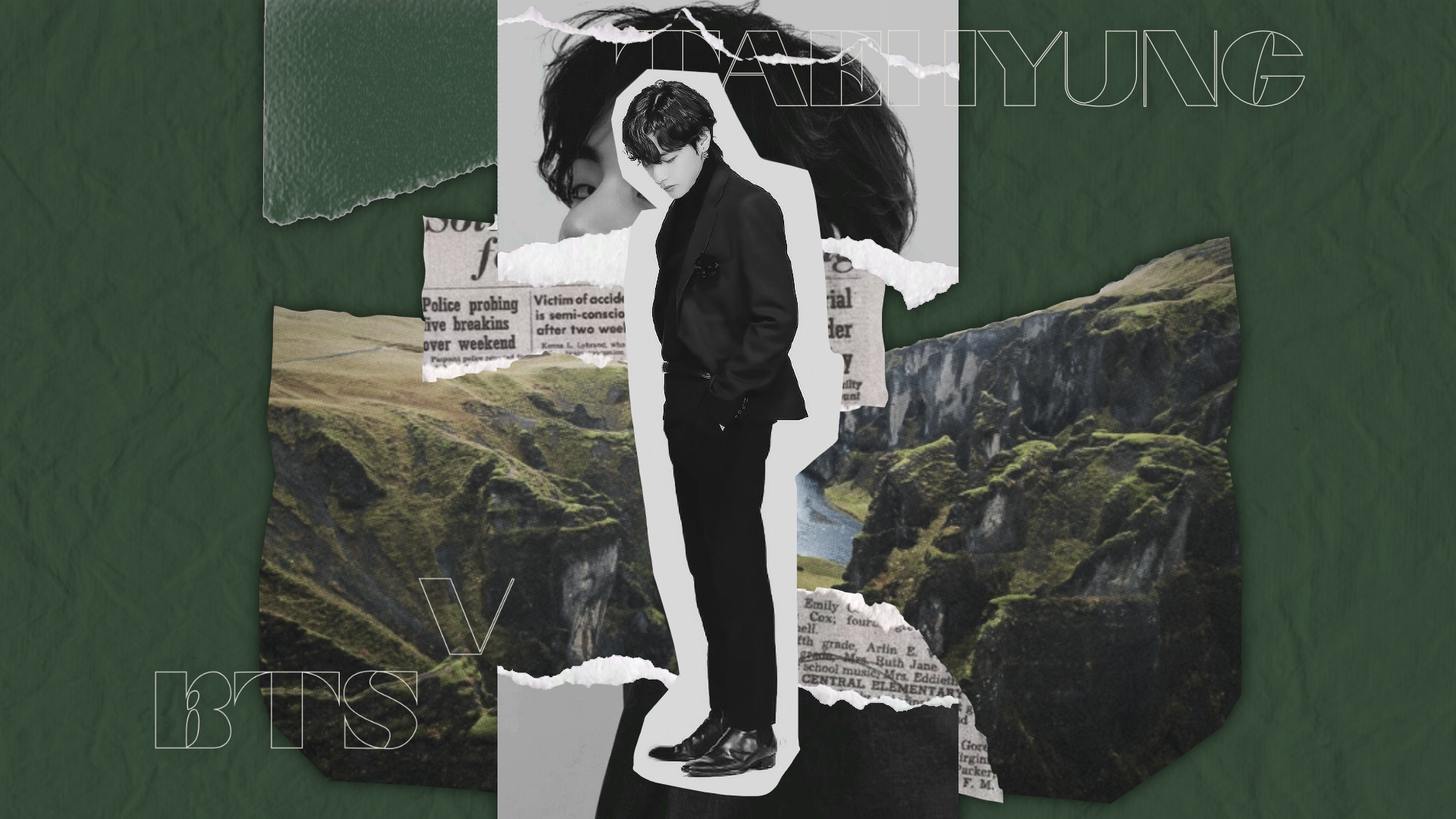 BTS_V Motion Poster Poster