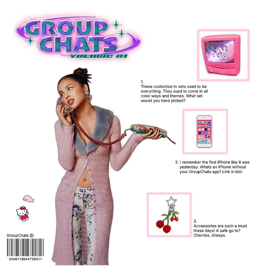 GroupChats Promotinal Graphic Design