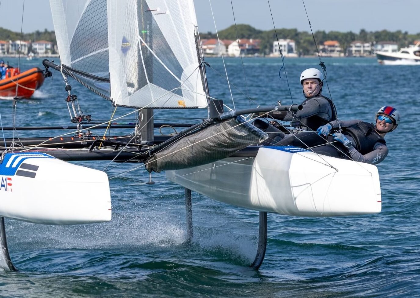 Riley Gibbs &amp; Louisa Nordstrom Join A1R’s Project Podium in the Nacra 17
