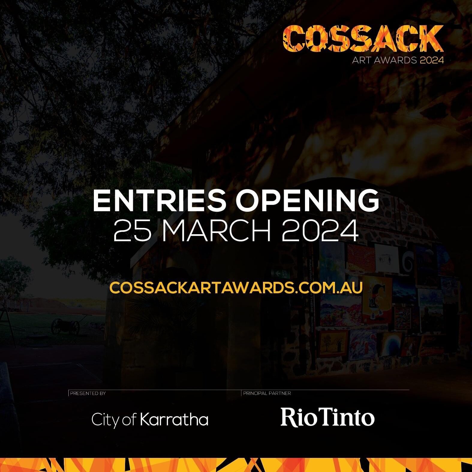 We know you&rsquo;ve been waiting, and we&rsquo;re excited to announce that entries to the Cossack Art Awards will be opening NEXT WEEK! 

Take a few minutes to read the 2024 Information Booklet, and get your heads around the guidelines, terms and co