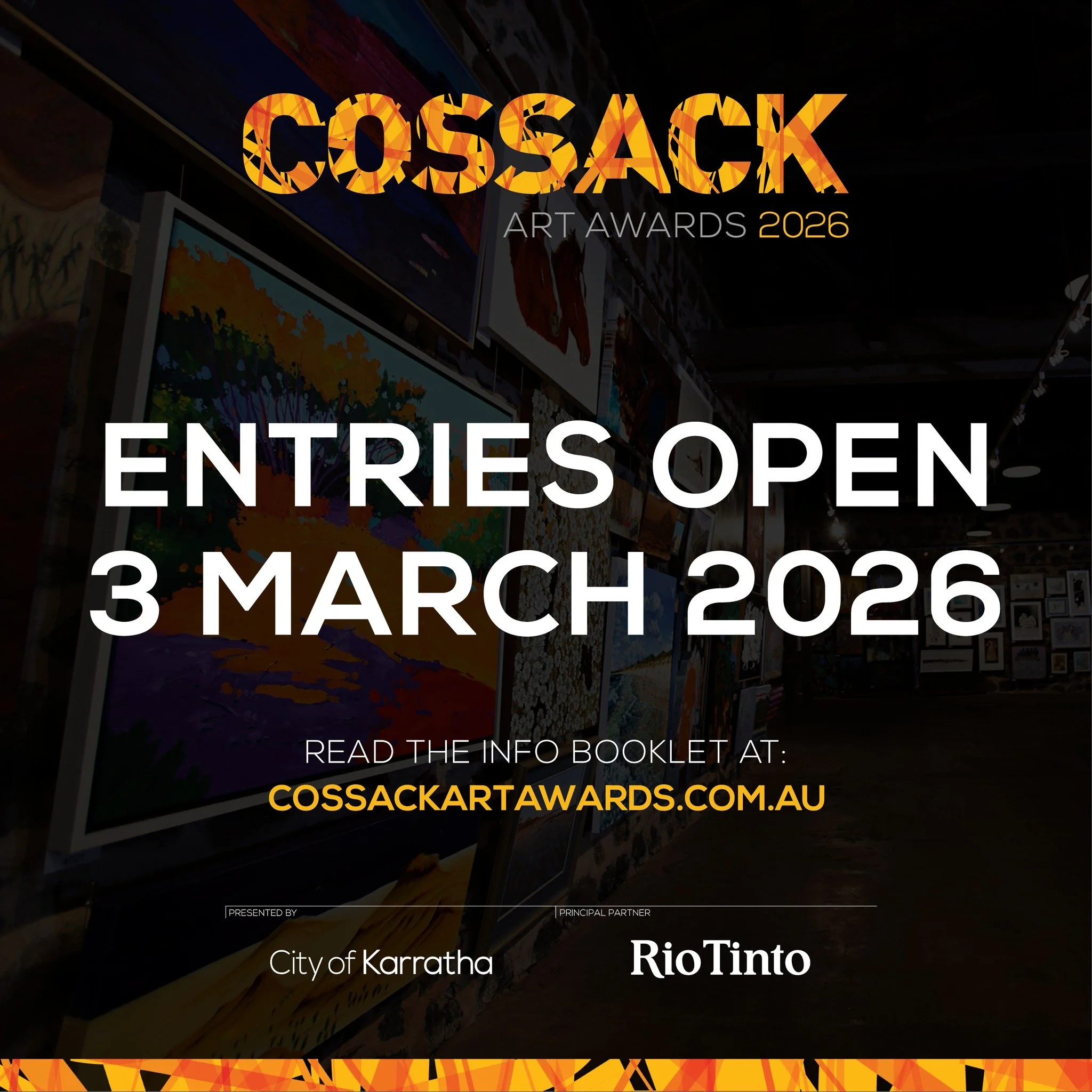Now that our judges are announced, we're super excited to let you know that we've set our date for entries opening: 3 March 2026! 

Remember, we accept all valid entries on a first come basis, and entries are capped at 300, so save the date and don't