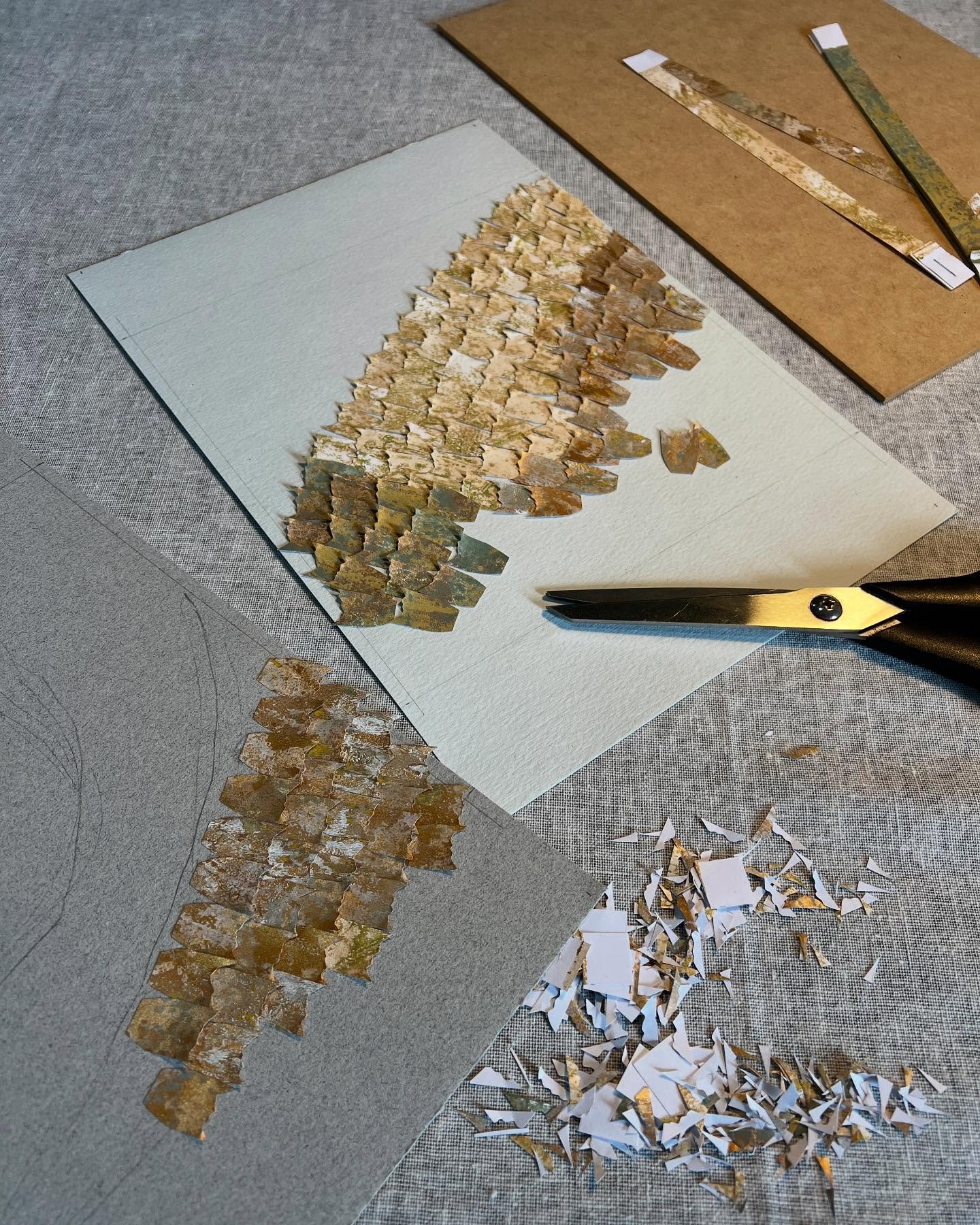 So&hellip; when I did the Art Trail two weekends ago I set myself up with half a table to be &lsquo;doing something&rsquo; on. It kept me busy, and if visitors were interested it was the start of some lovely conversations. I&rsquo;d had this idea abo