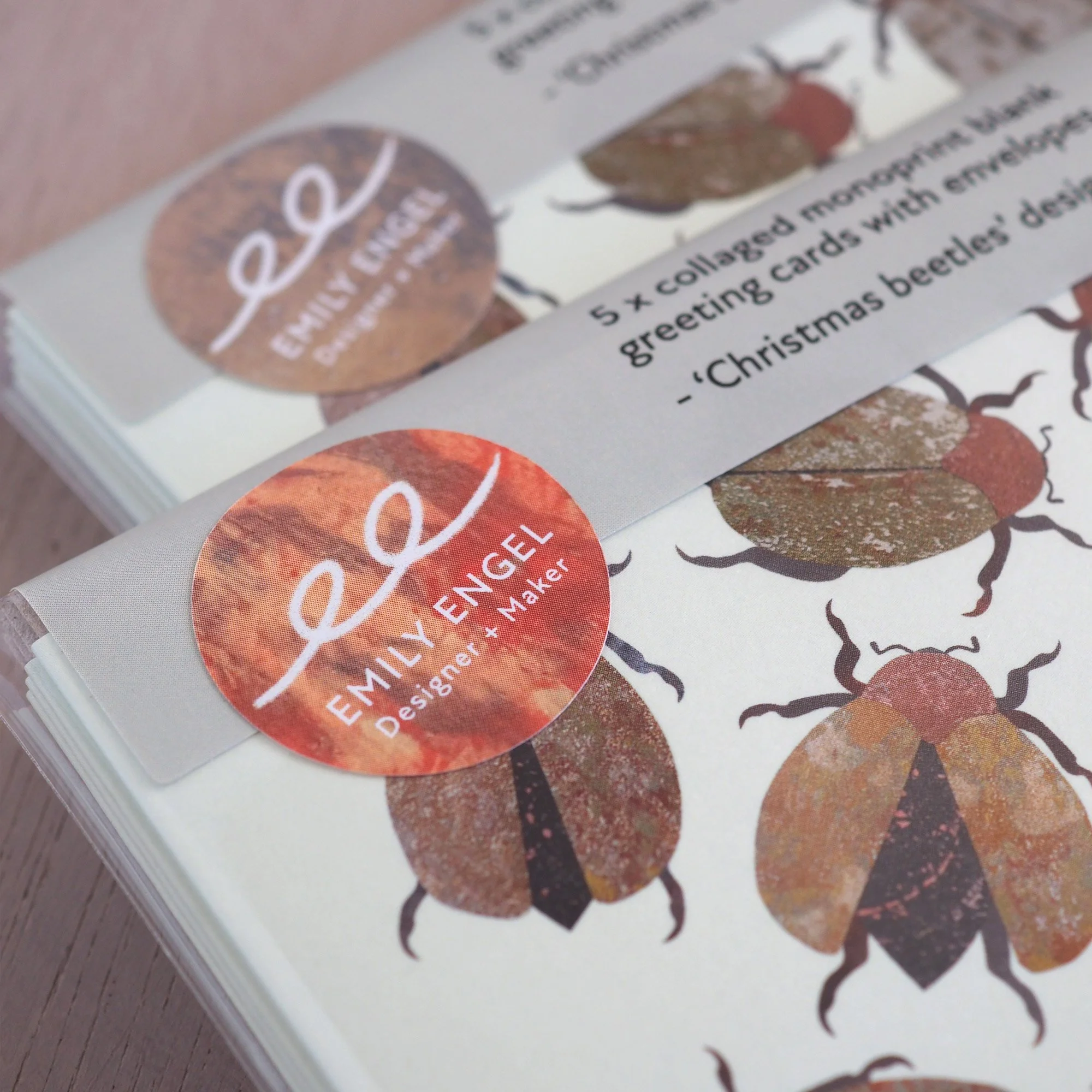 emily_engel_card_packs_2026_christmas_beetles_sticker_detail.jpg