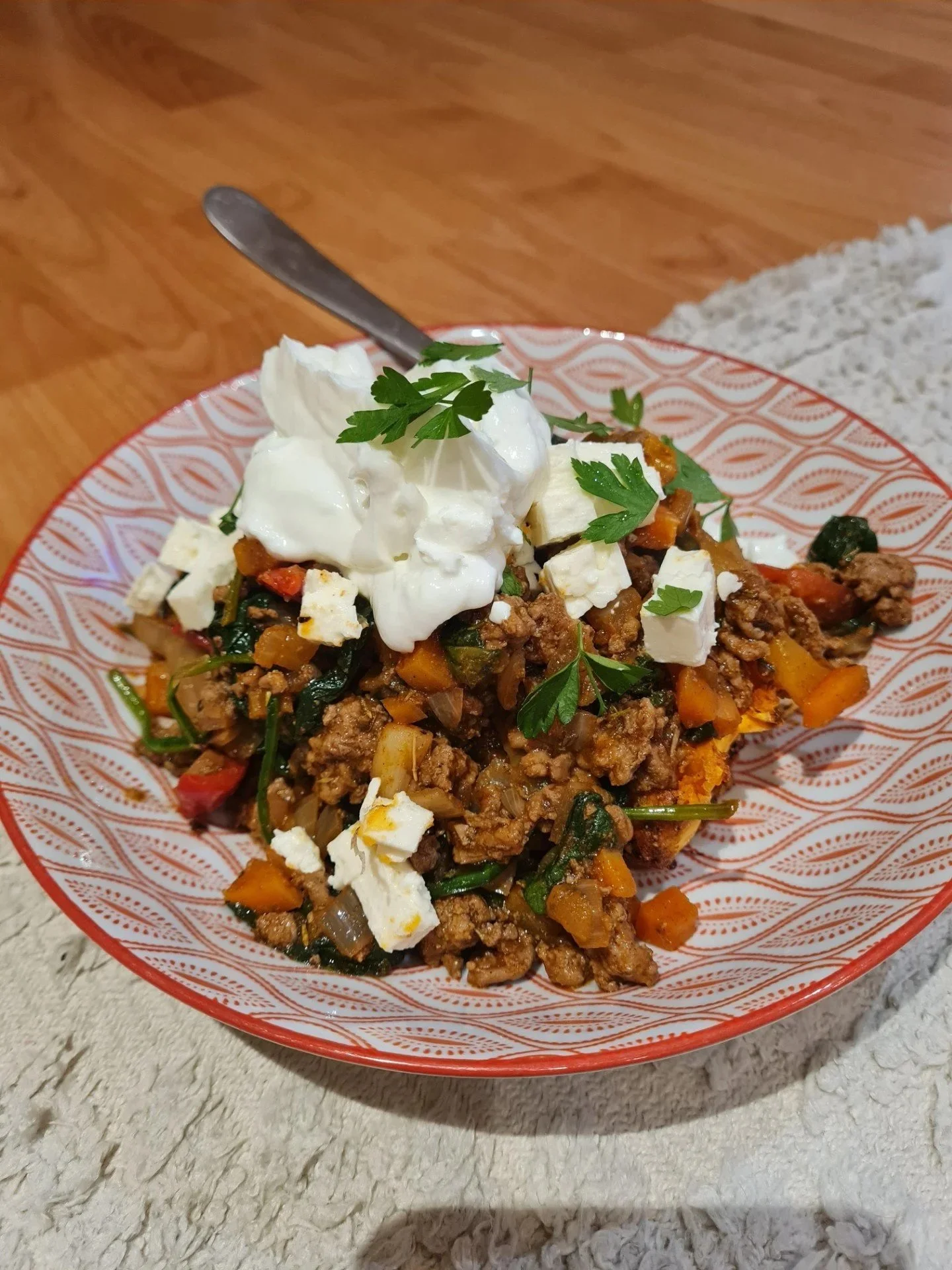 Moroccan Stuffed Sweet Potato