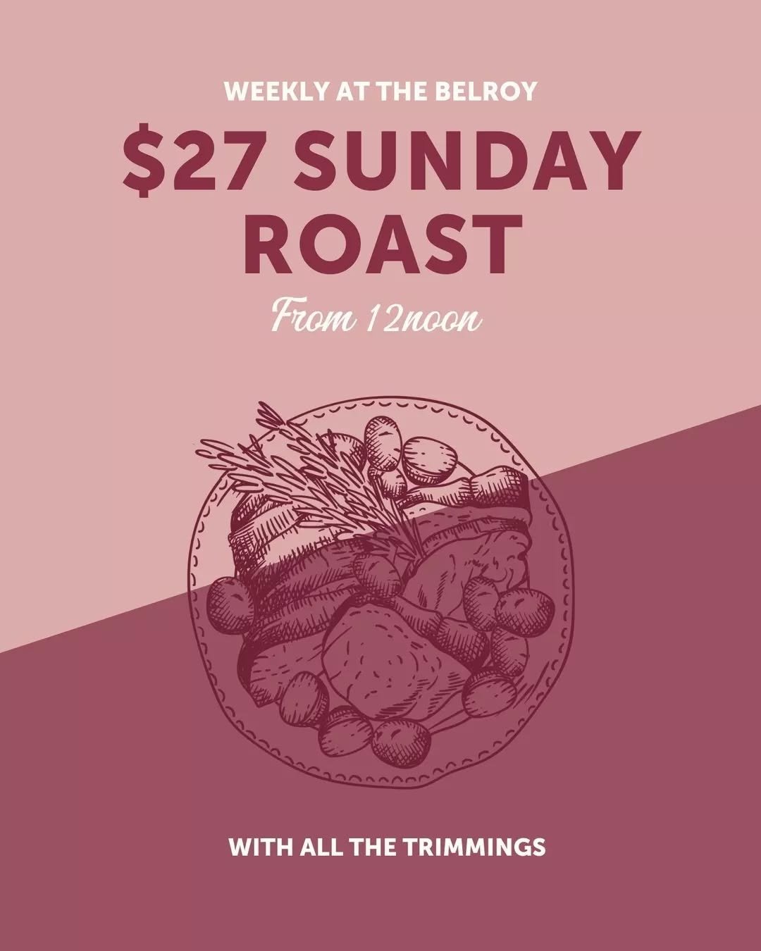 💪 WEEKEND WHAT'S ON 💪

🎶 SATURDAY live acoustic music (from 6pm) 
🍸SATURDAY $14 Spritzes (from 5pm)
🍽️ SUNDAY roast (from 12pm until sold out)