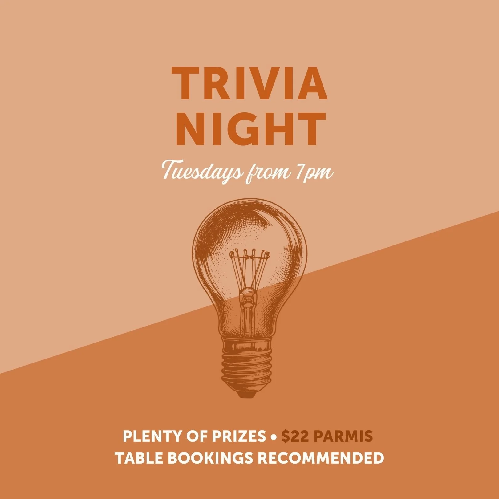 TRIVIA NIGHT TUESDAYS