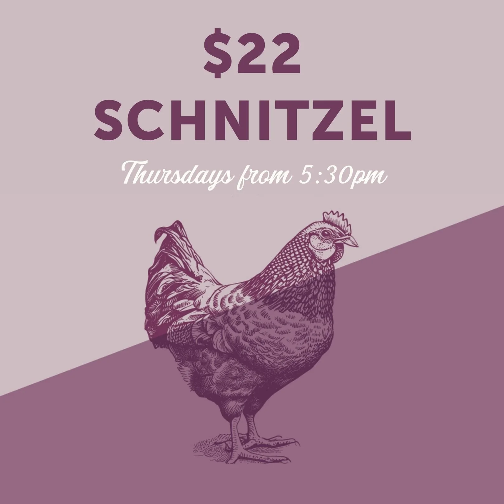 SCHNITZEL THURSDAYS