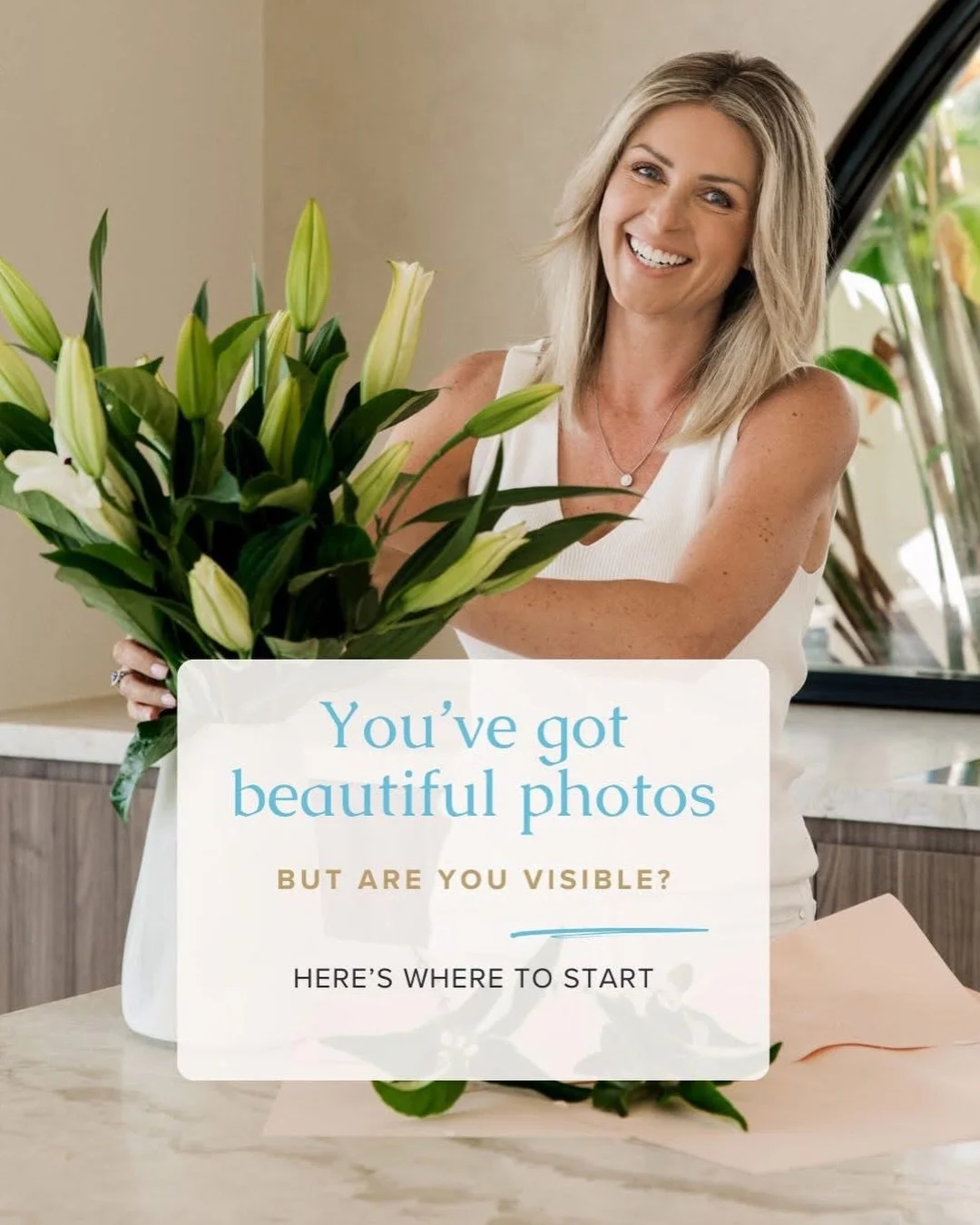 You&rsquo;ve got beautiful photos&hellip; but are you actually visible?

Scroll your last 9 posts:  Can people see you? Hear you? Feel your energy?

Because that&rsquo;s what creates connection!  It&rsquo;s not about posting more, it&rsquo;s about sh