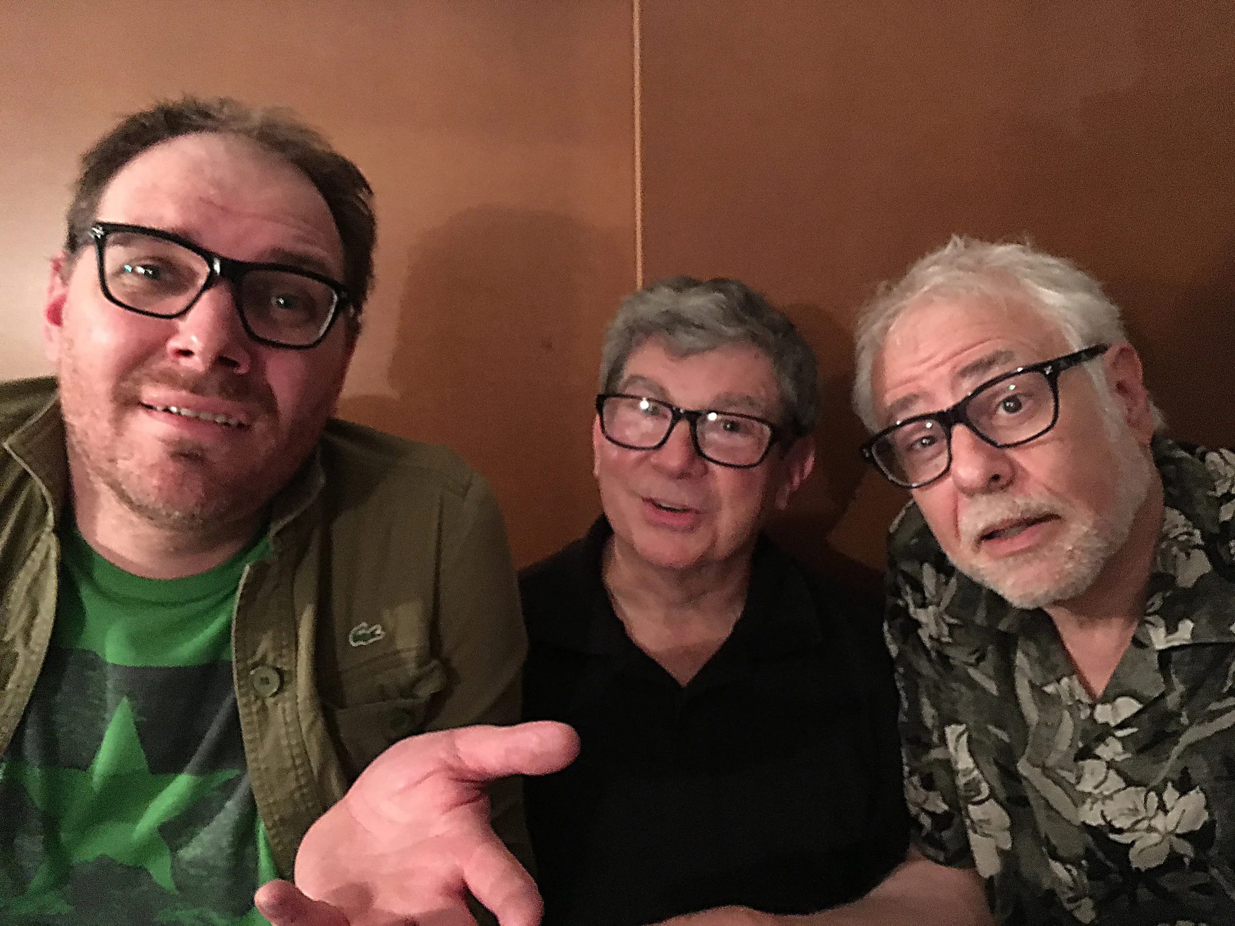 I think they were going for a Woody Allen look, but they ended up with an Alfred E. Newman look. &nbsp;What, me worry?