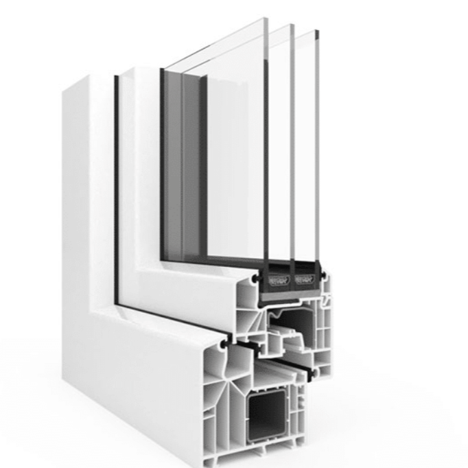 Profilé fenêtre PVC Energeto NEO à 3 joints et 6 chambres