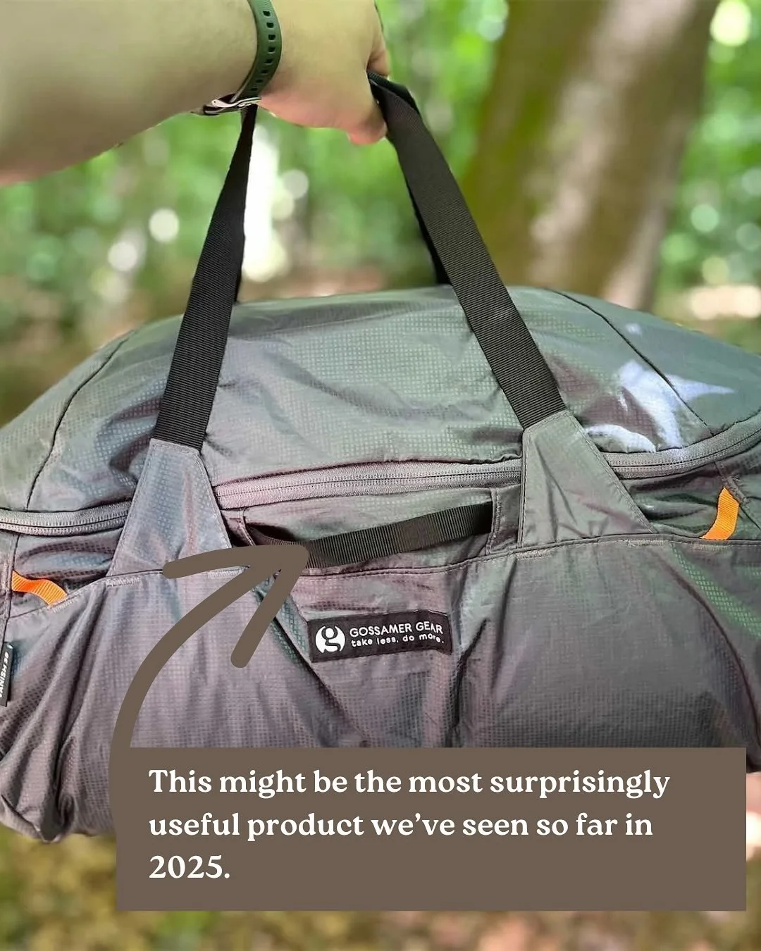 You know those bits of kit you think you&rsquo;ll use once or twice, then forget about?

The @gossamergear Vanish Duffel 38 is not one of them.

It&rsquo;s tiny when packed, swallows a frankly ridiculous amount of gear when open, and has ended up bei