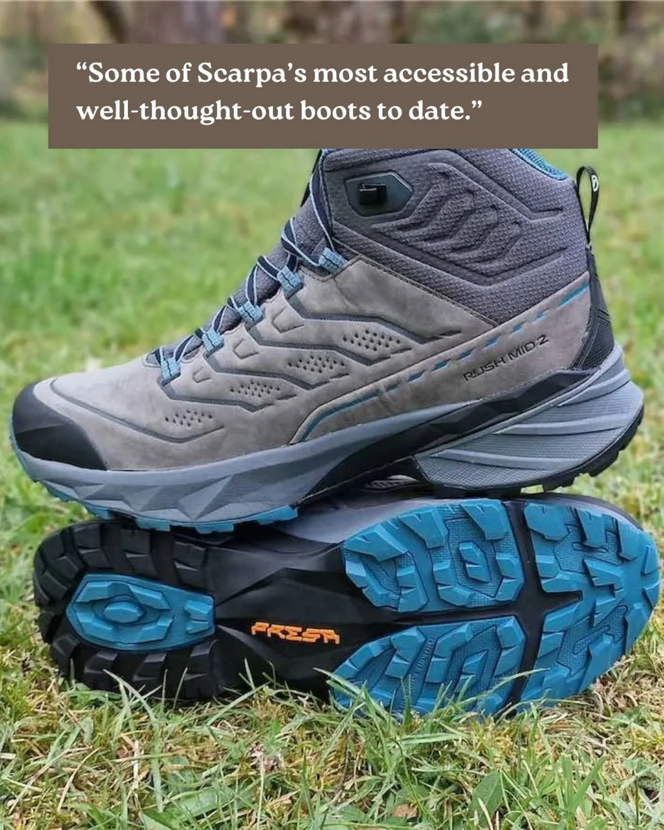 Part hiking boot. Part trail runner. The @scarpa_uk Rush 2 Pro Mid GTX is built for hillwalkers who like to move &mdash; without lugging a kilo of stiff leather on each foot.

And this summer, @thoutdooradventures has taken them across wet Lakeland r