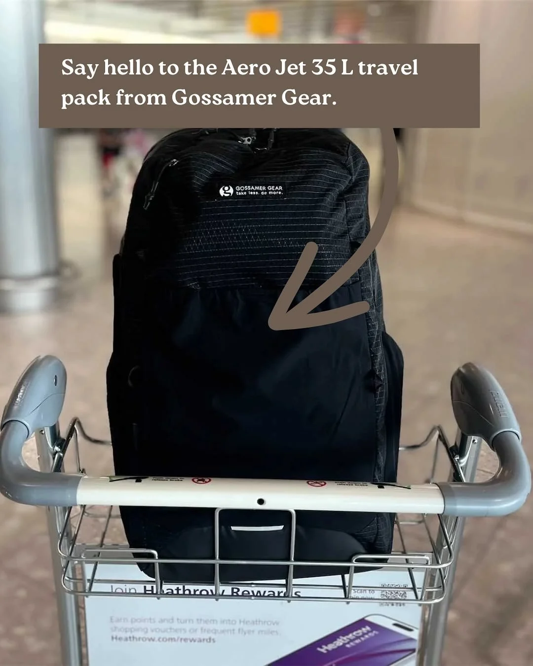 A travel pack that carries like your favourite hiking backpack, organises like a pro, and takes on big trips with ease &mdash; meet the Aero Jet 35L.

Designed by ultralight hiking specialists @gossamergear , this cabin-friendly 35L pack blends trail