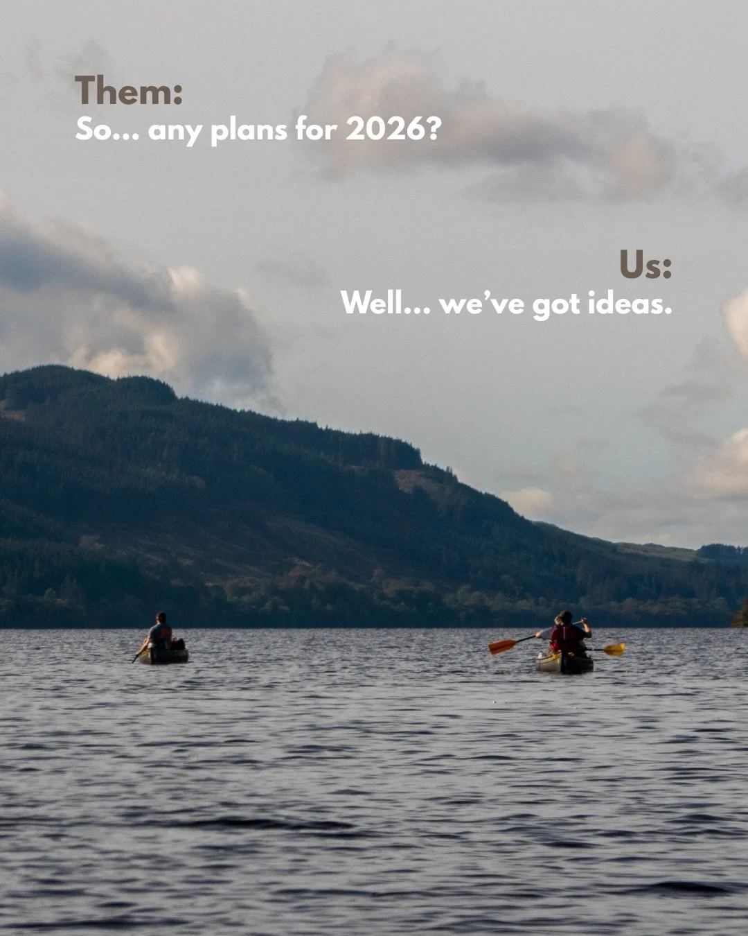 What are your plans for 2026? 🥾🗻

We&rsquo;re so flipping excited to see what this year holds for our community 🤍

More moments that matter, more time outside, and more ways to feel truly connected.

🌿 More wild spaces
☀️ More time outdoors
🦉 Mo