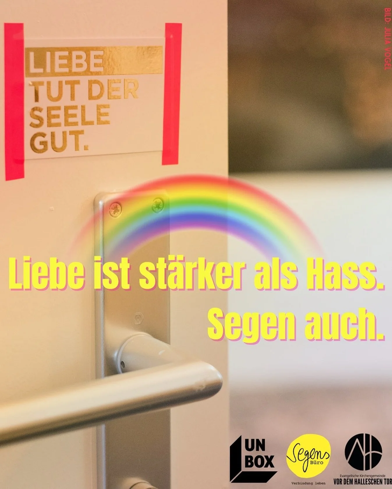 #liebetutderseelegut 
#gemeinsamekbo 
#liebeistf&uuml;ralleda

Foto von @geschichteninbildern