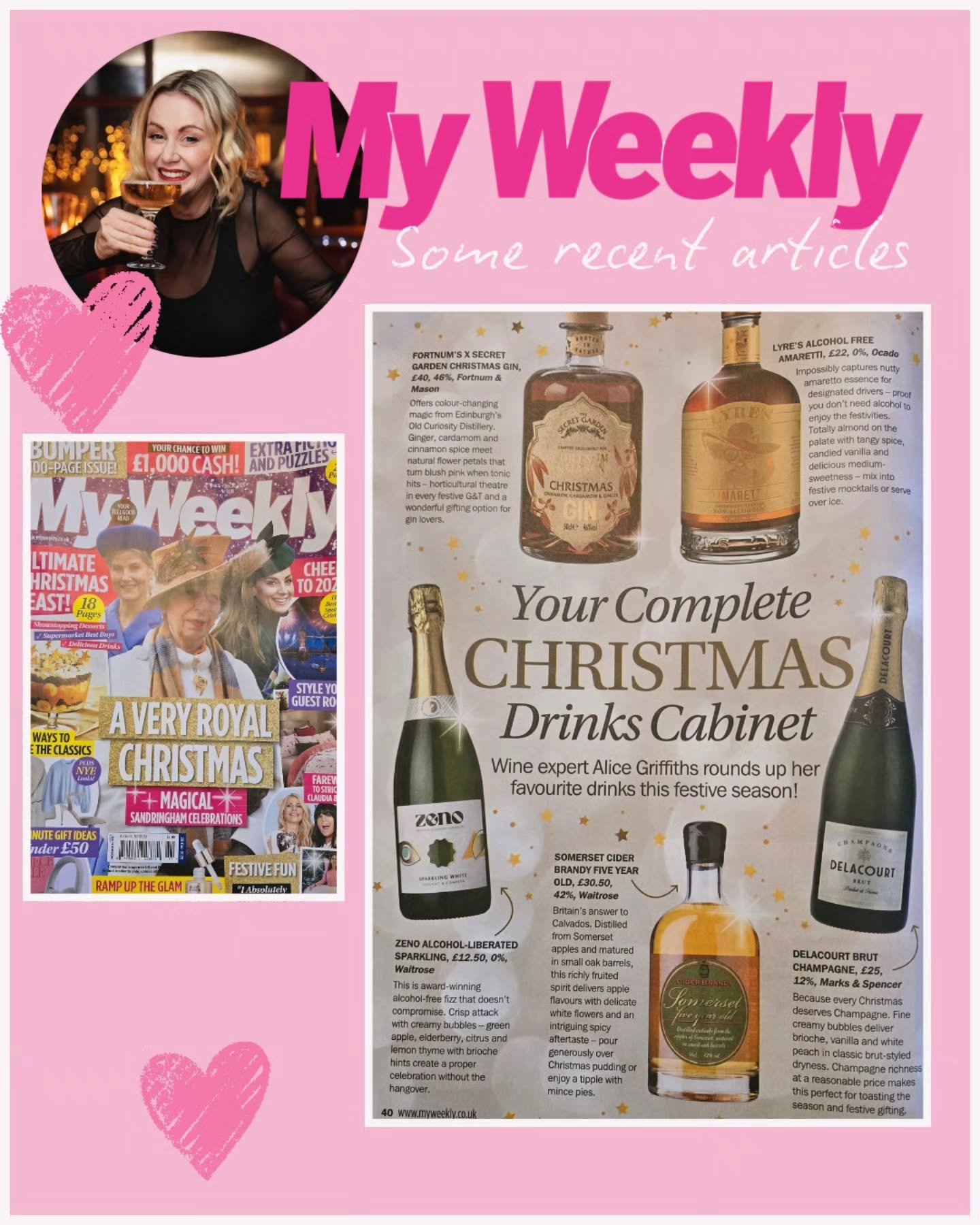 Just a roundup of some of my favourite Christmas features and wine pick from over the festive season! 🍷✨

You can find my weekly wine column in @myweeklymagazine , where I share wine expertise, exciting discoveries, seasonal finds, and practical tip