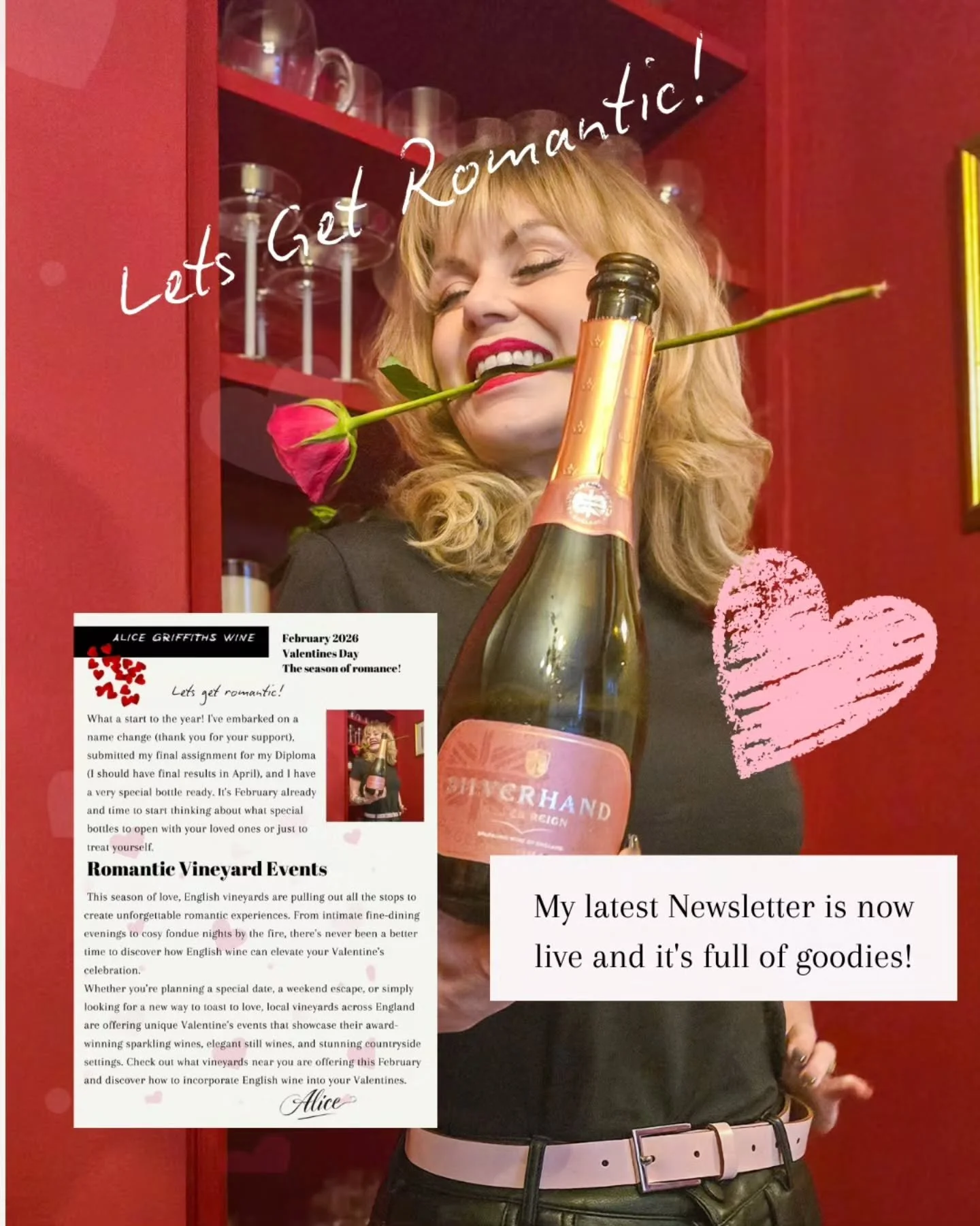 My latest newsletter is out, and it's all things romantic!

English vineyards are bursting with events for Valentine's Day. I've compiled a list of top favourites: day trips at @westwellwines, romantic dinner for two @bolneyestate and @balfourwinery 