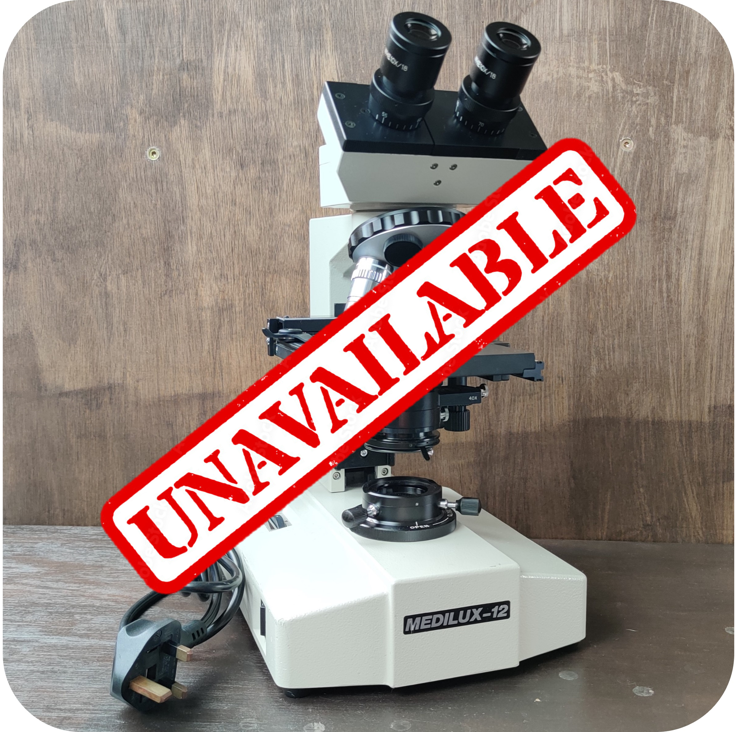 Microscope #15 ~ A Kyowa Medilux-12 microscope being used for studying water and metal samples in South London.