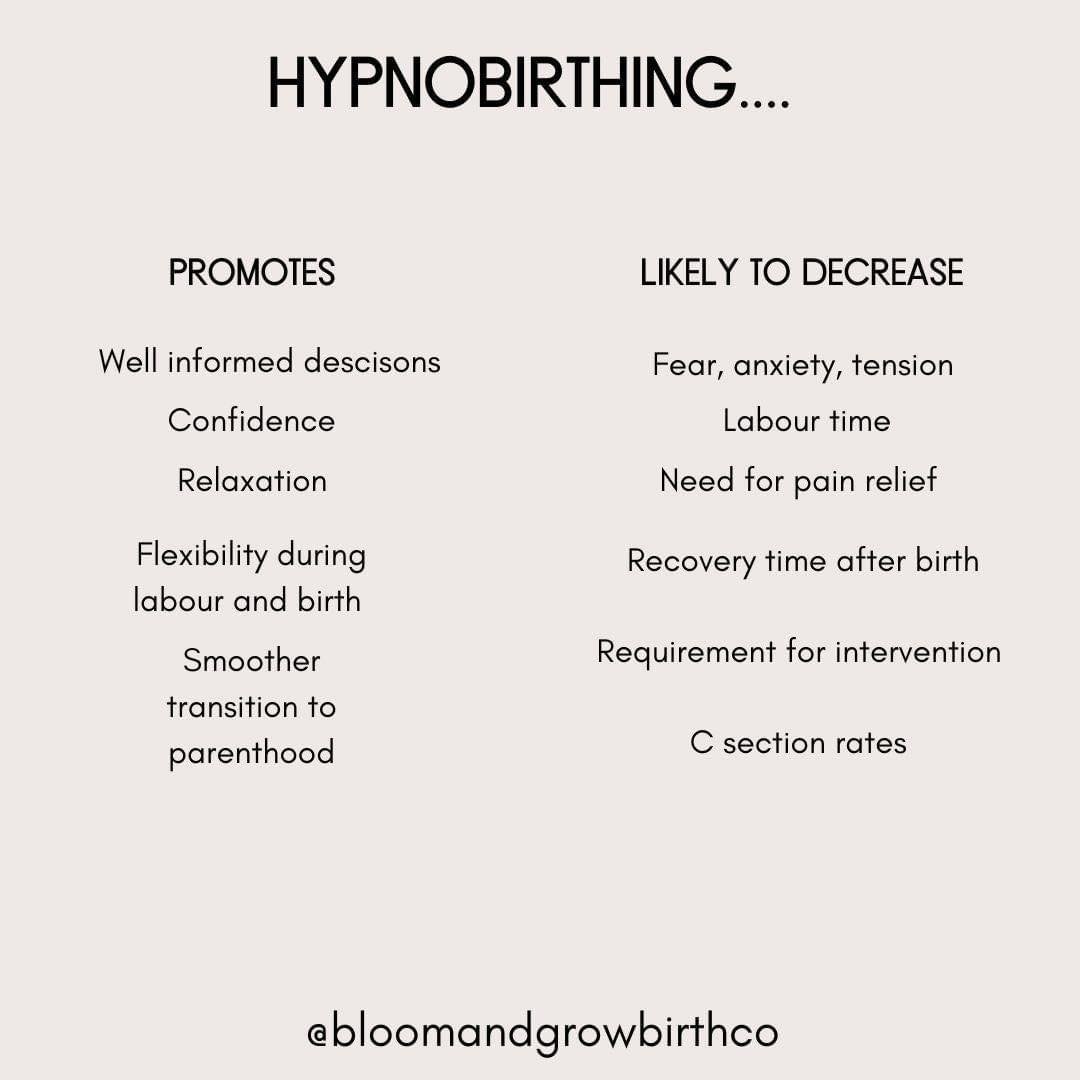 Are you feeling on the fence about whether Hypnobirthing is for you?

Hypnobirthing has many benefits some of which I've listed on the post above, by doing Hypnobirthing you are preparing yourself with knowledge and elimination of fear of horror stor