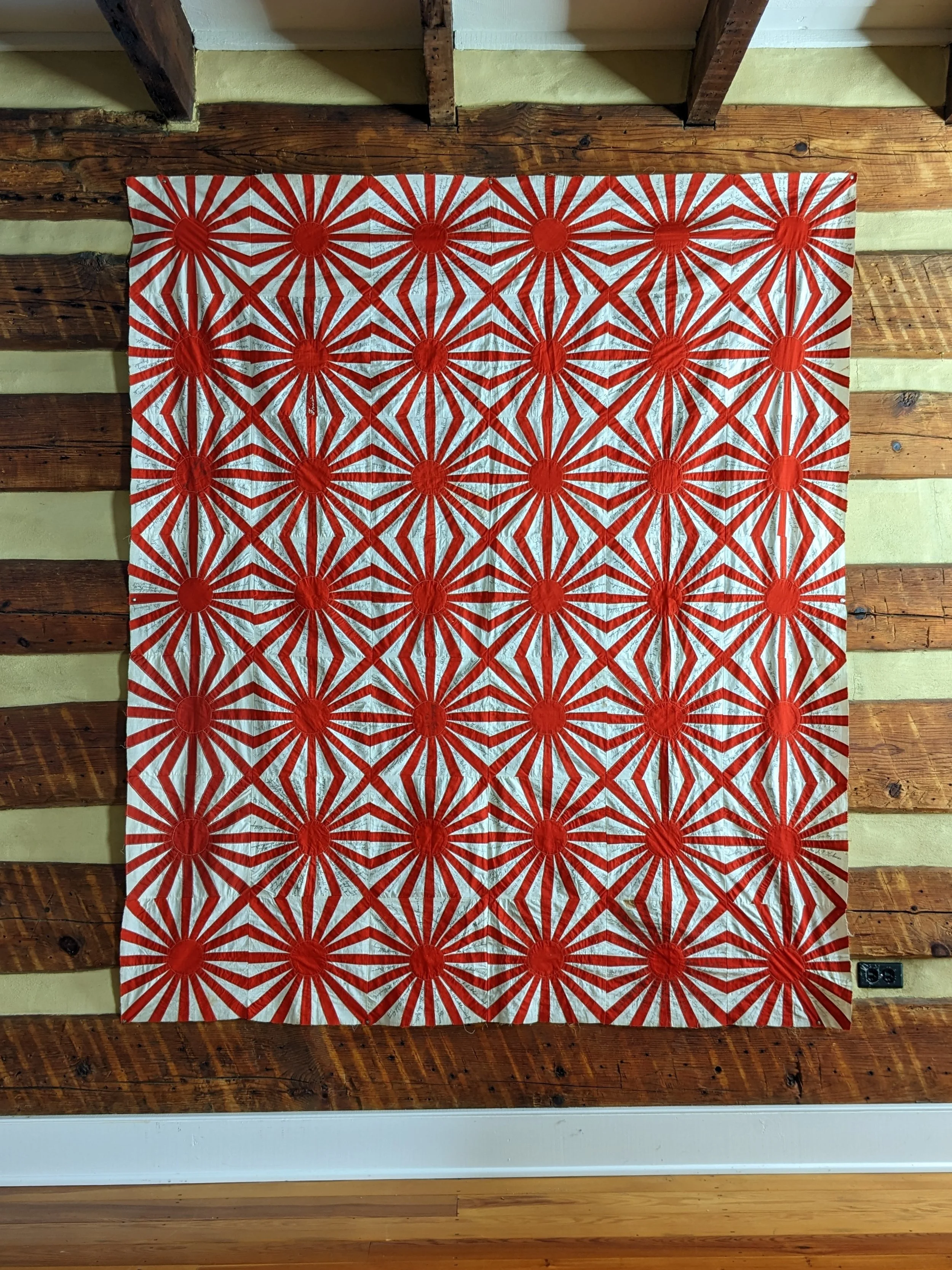 Important Pennsylvania Fan Quilt  - c.1898