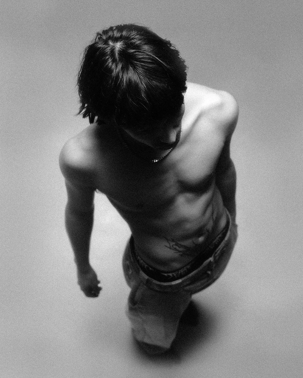 Zwart Wit Studio Portret Fullbody