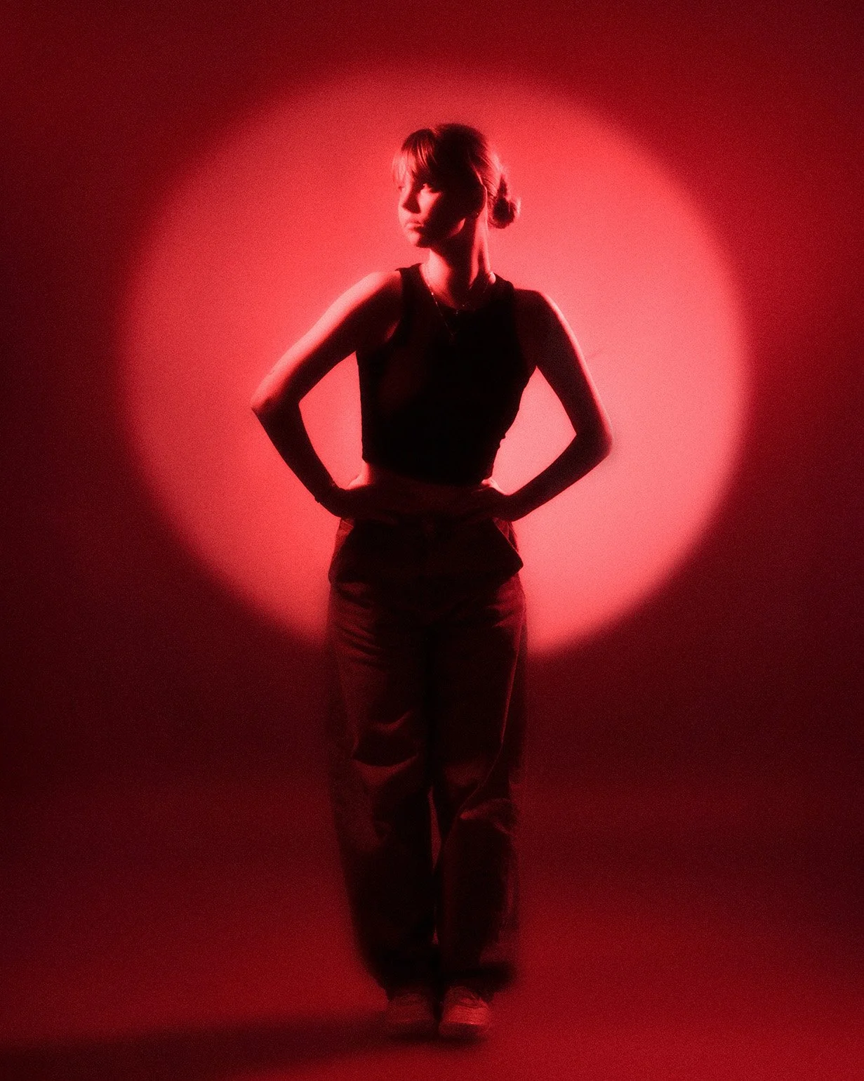 Studio Portret Fullbody Rood Licht