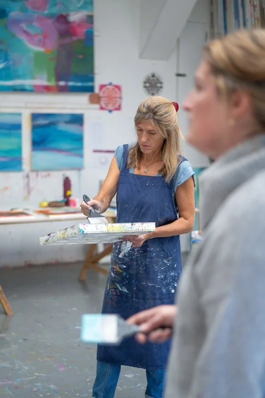 Trudie Tara Moulton at Creative Spirit Art Soul Retreat in Cornwall