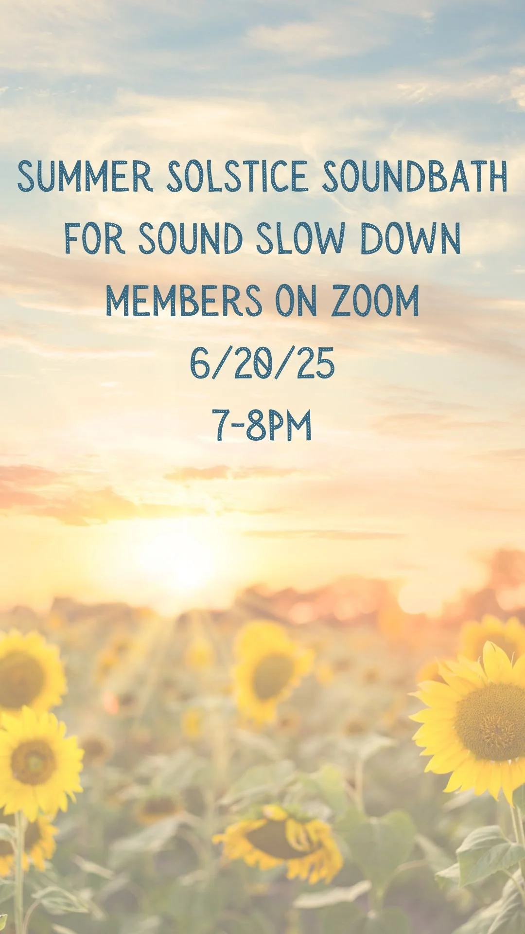 Summer Solstice Zoom Soundbath 2025