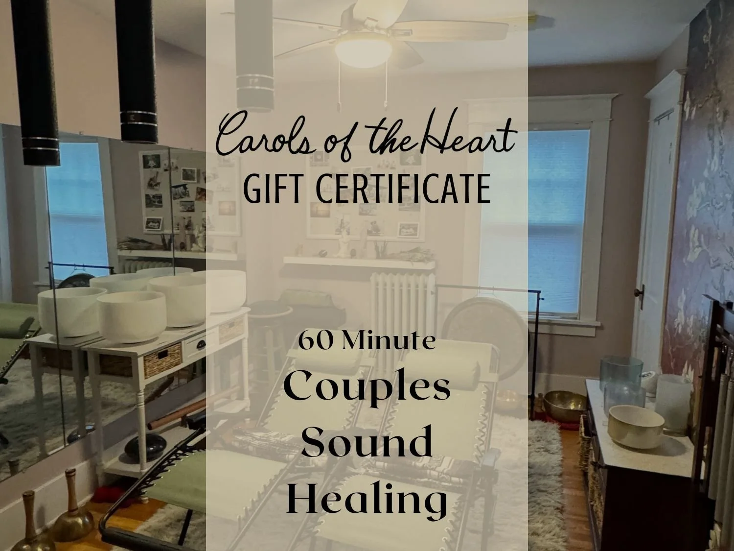 60 Minute Couples Sound Healing Session