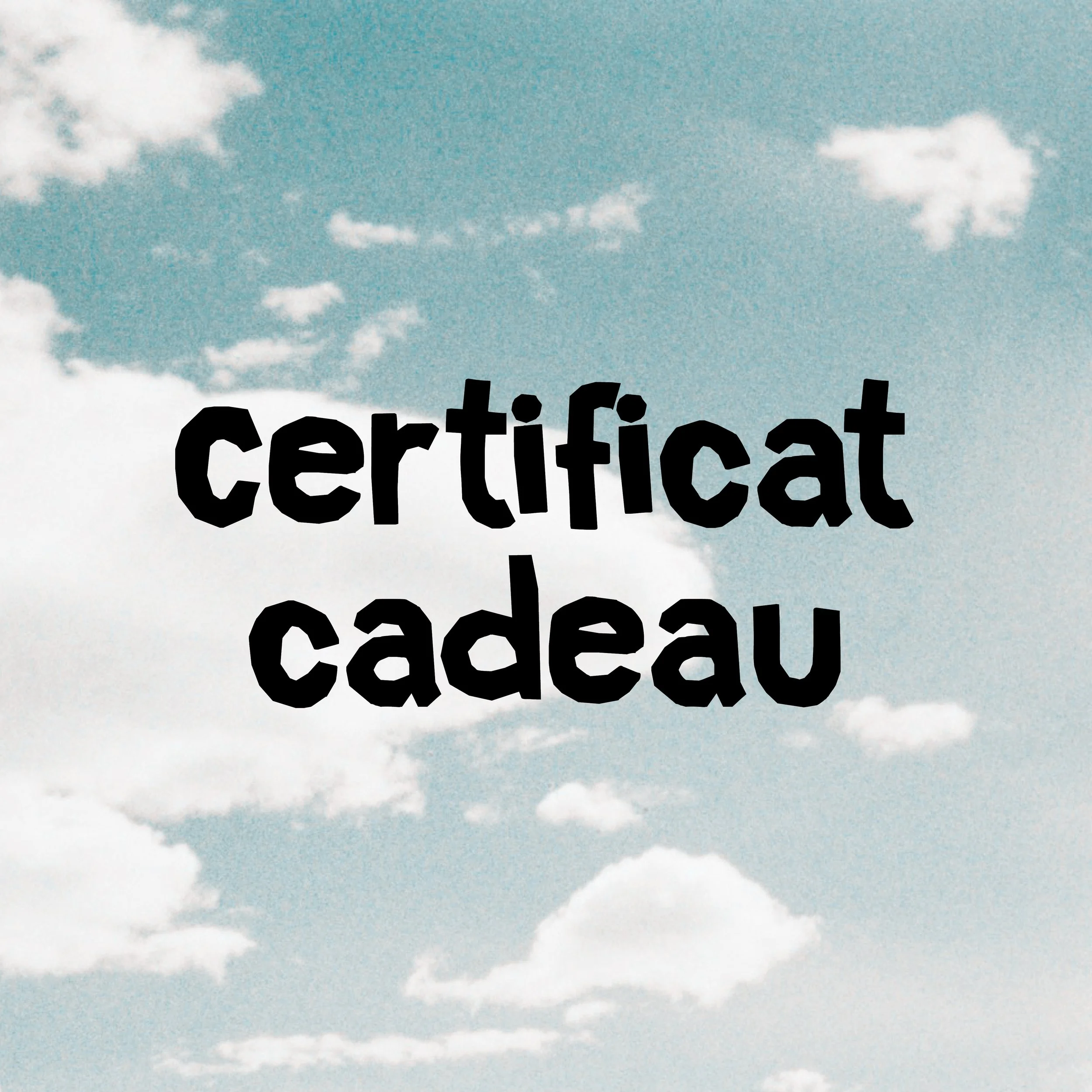 Certificat cadeau