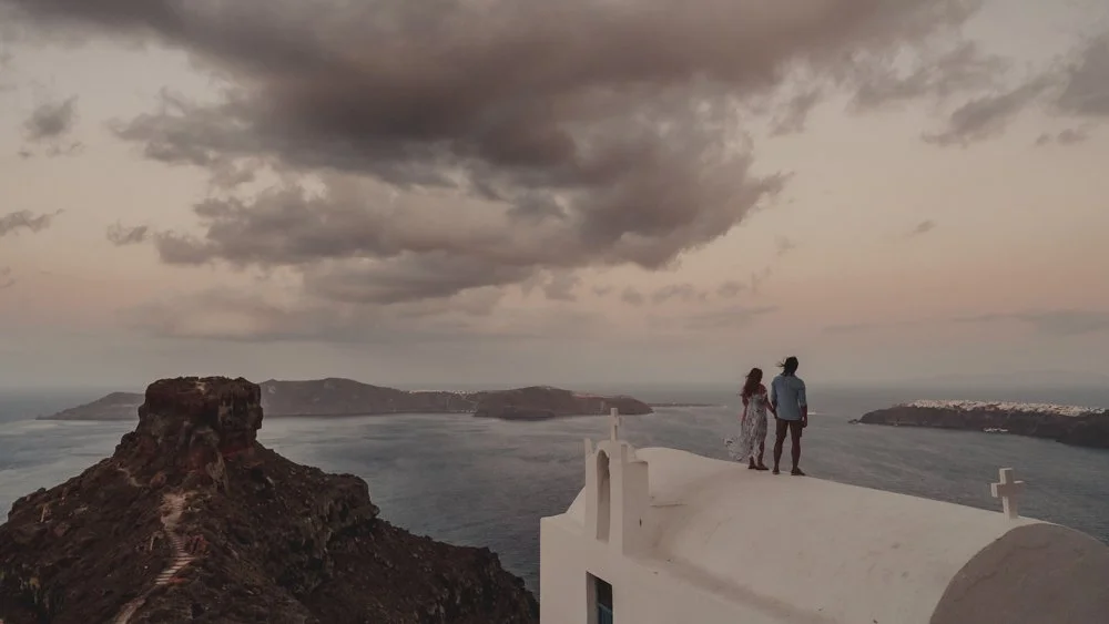 JANINE + SONNY SANTORINI WEDDING