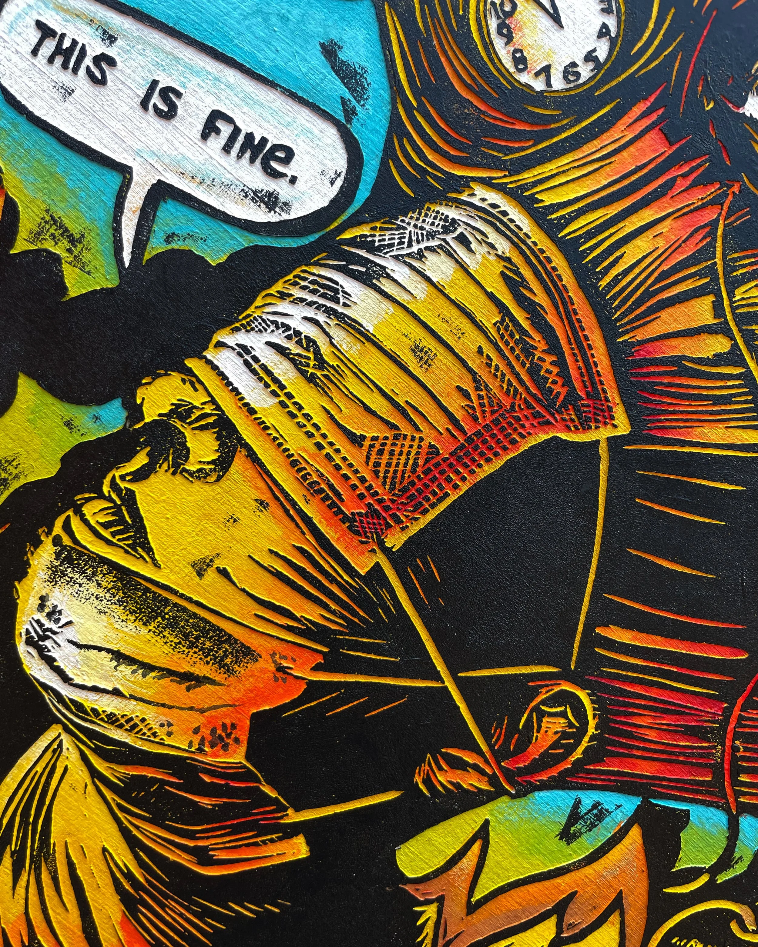 Detail: "Same Shit, Different Shit," 2024