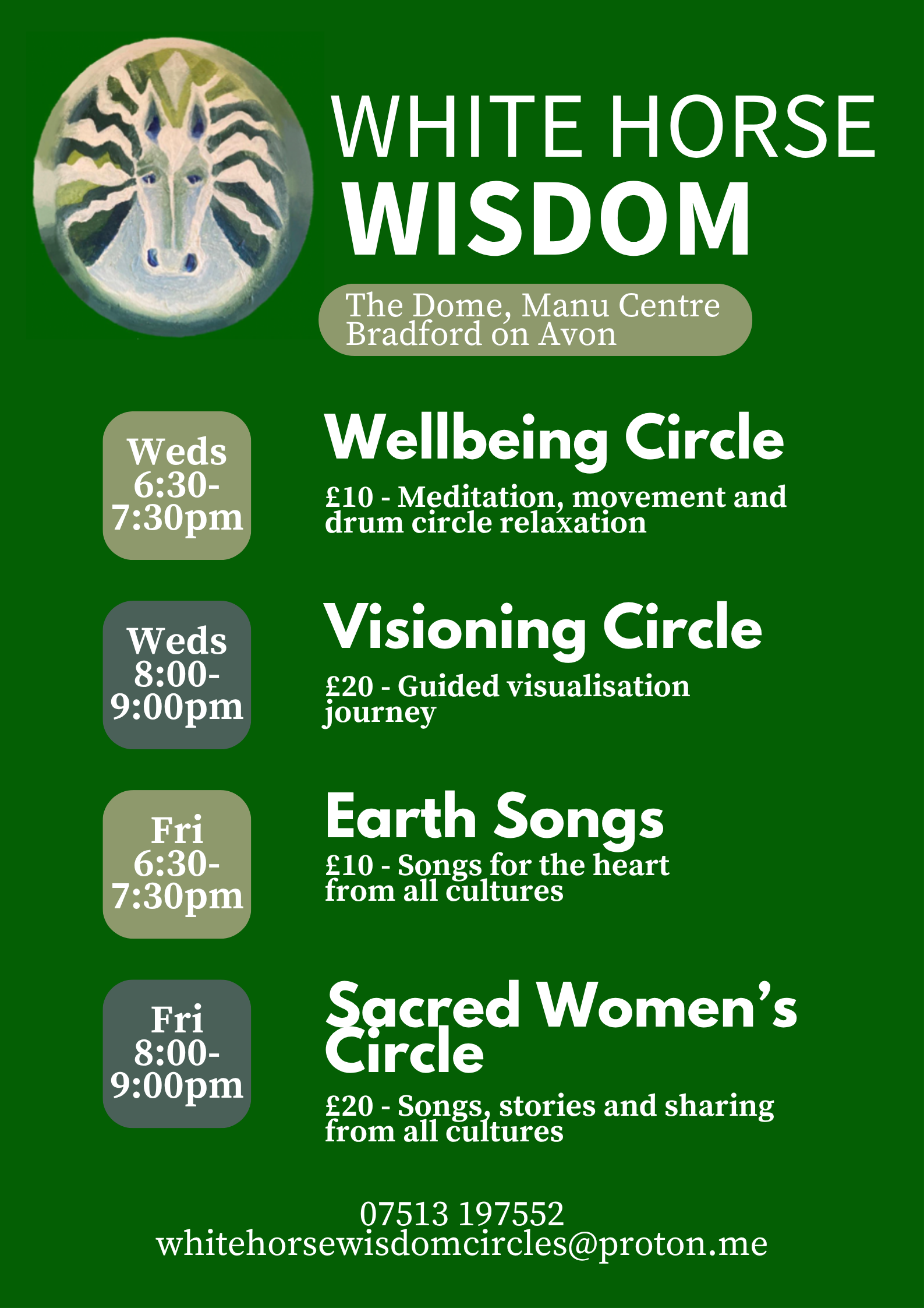White Horse Wisdom Circles with Luci Wright