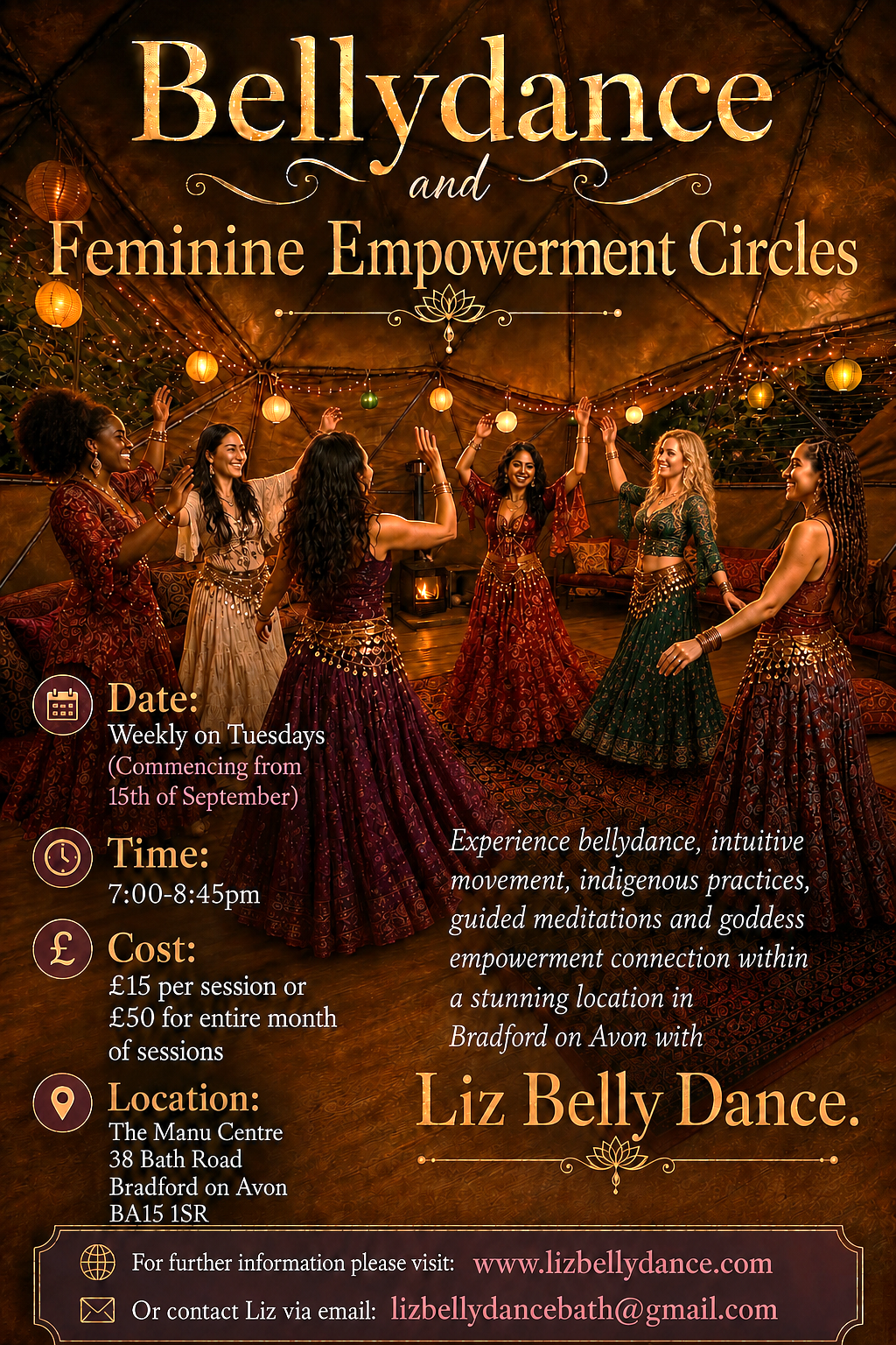 Liz Mayo Belly Dance Poster