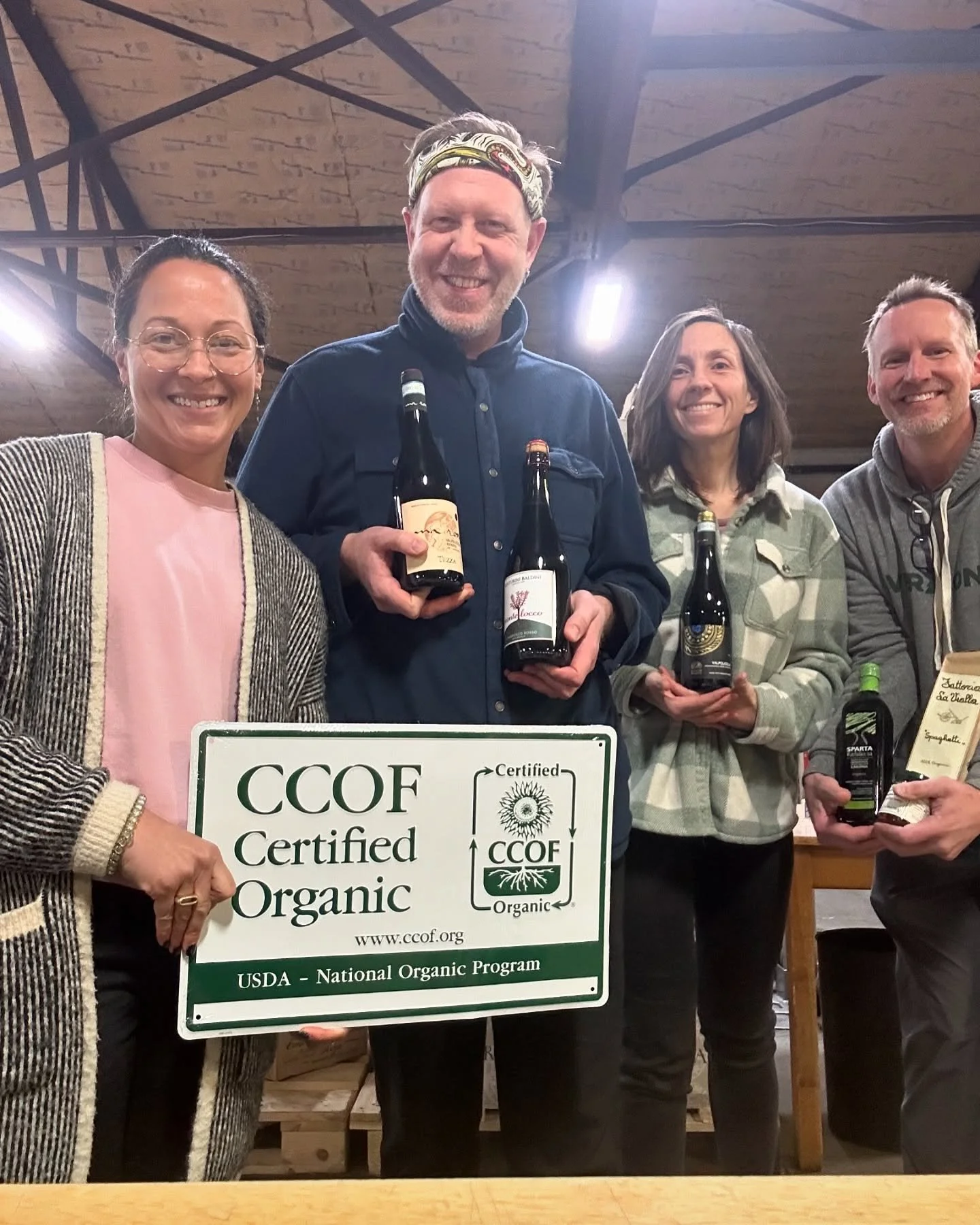 These days, the small wins must be celebrated! We bring in and ship out A LOT of high quality, certified organic wine and food items from our humble warehouse in Burlington. We value the hard work it takes for our producers to achieve these organic s