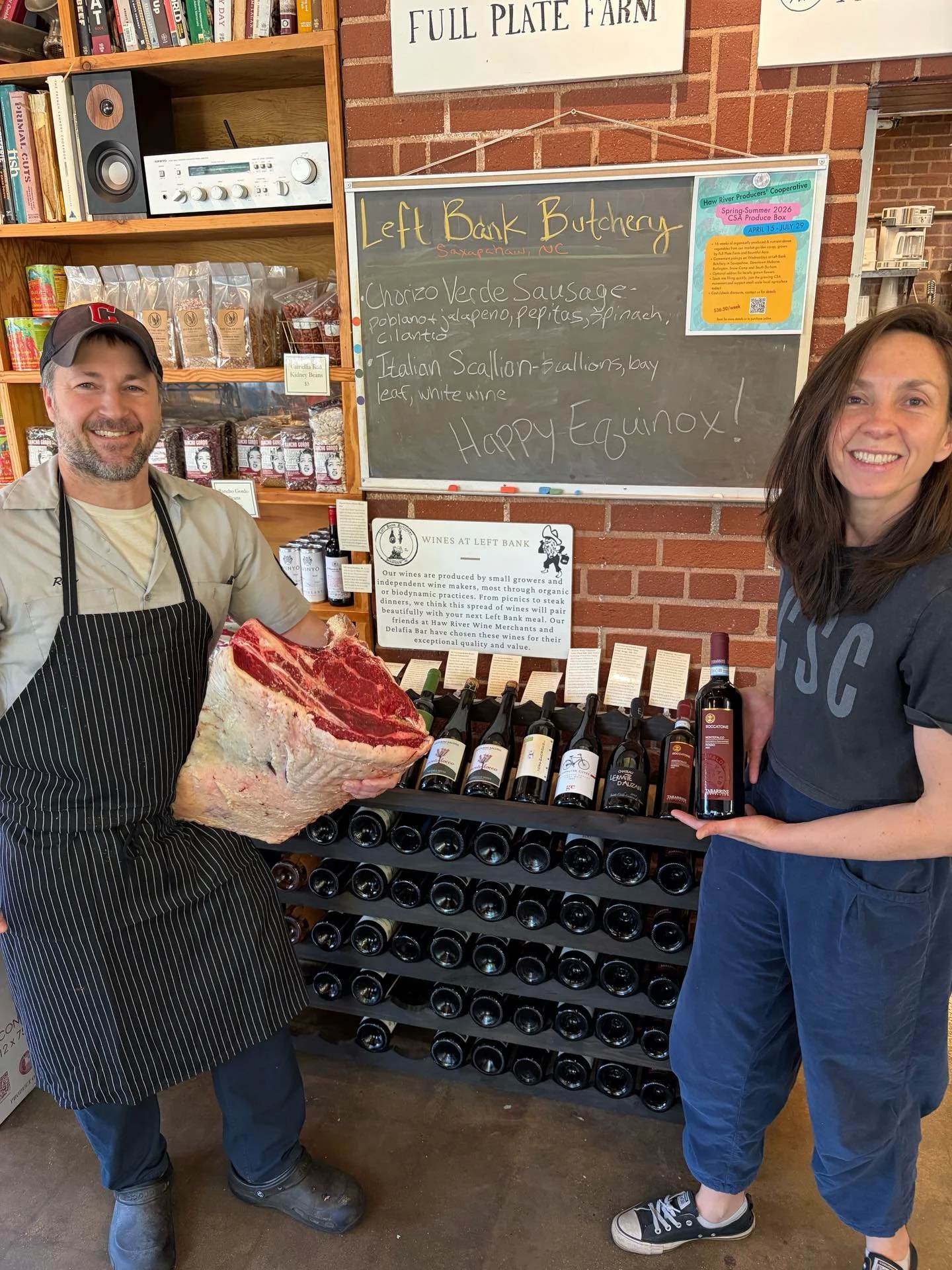We are so proud to have our wines featured @leftbankbutchery in Saxapahaw- a locally renowned, intentional, and impeccable shop. 

With our friends @delafiabar we curated a focused selection worthy of the fabulous cuts, sausages, and prepared foods a