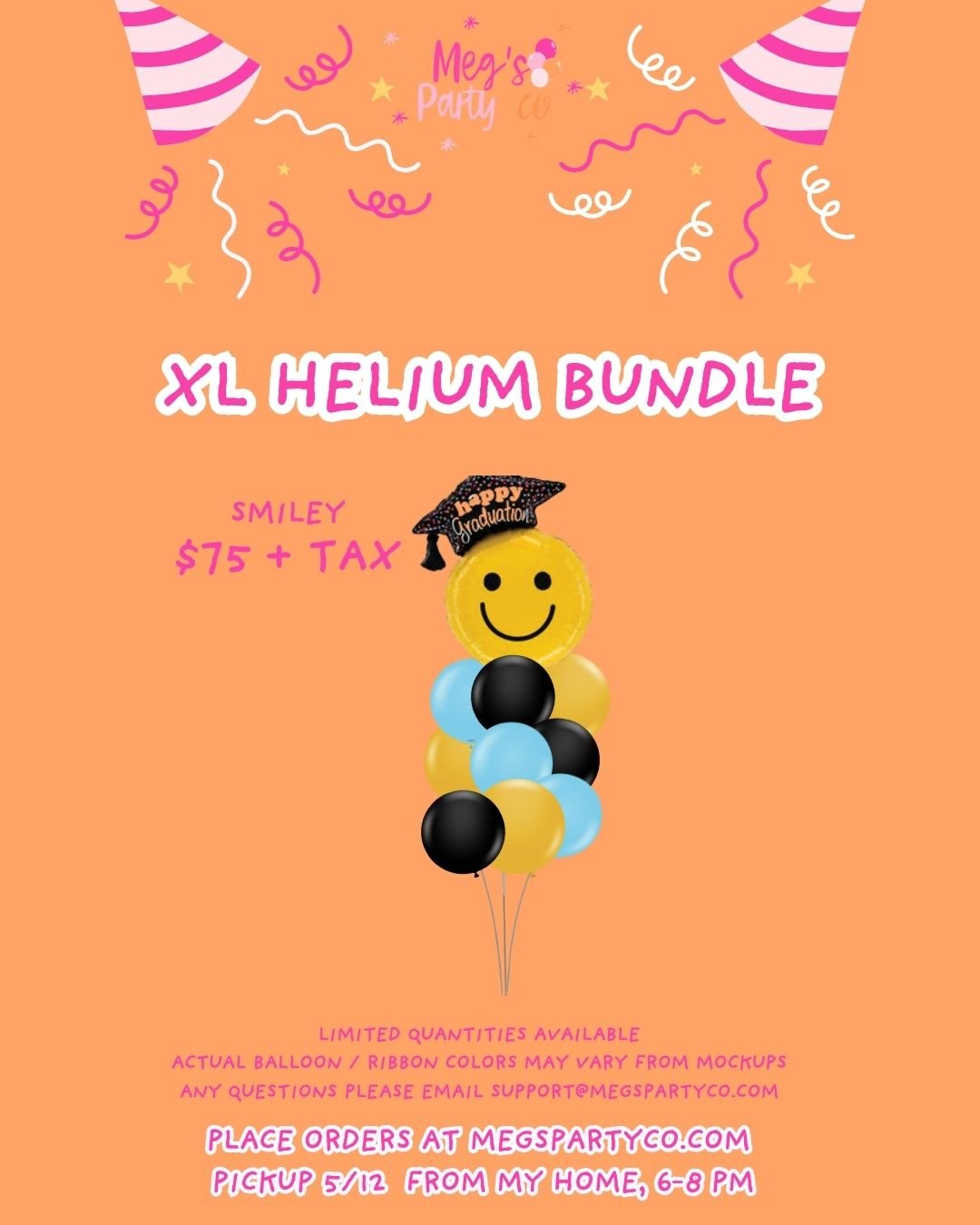 Graduation XL Helium Bouquet
