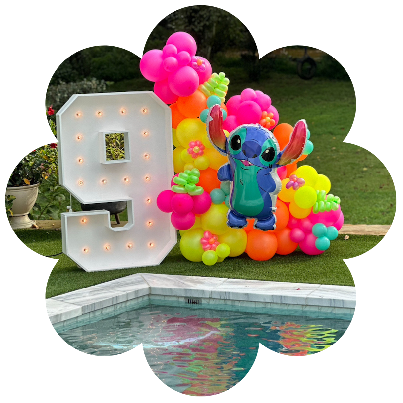 First birthday balloon decor and backdrop rental in Forsyth County GA