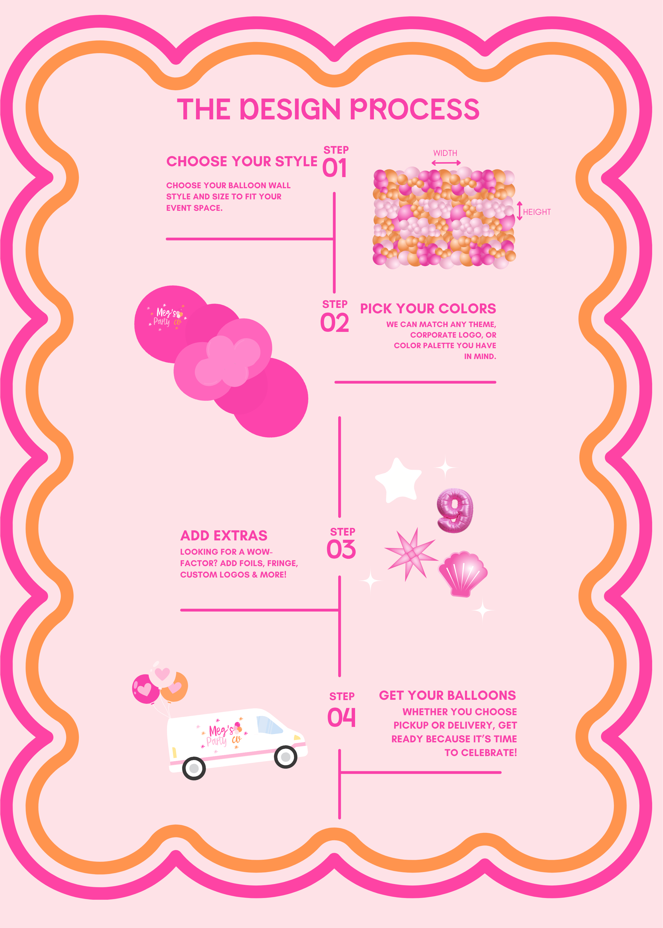 Corporate grand opening balloon arch in Cumming GA with event rentals