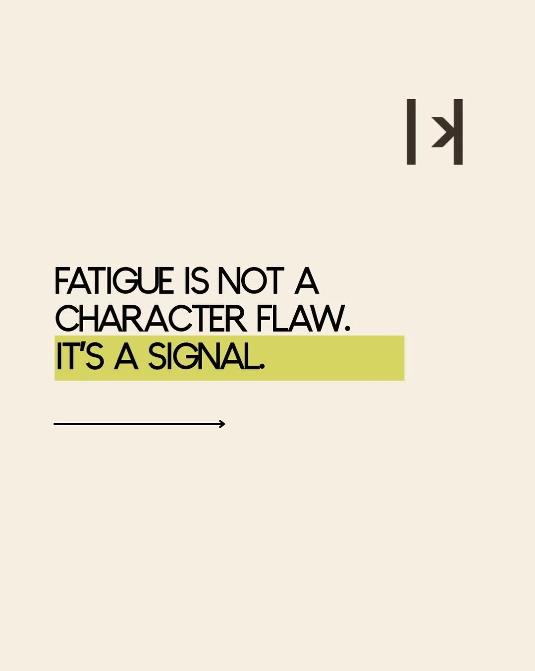 You didn't lose your edge. You lost the read on what your body's actually telling you.

For years, low energy has been treated as a motivation problem, something you fix with more willpower, more coffee, more "push through it." That framewo