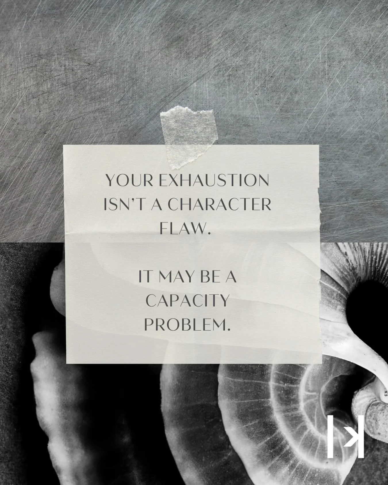 Your exhaustion isn&rsquo;t a character flaw. It may be a capacity problem.

The first thing many high-performing women do with exhaustion is turn it into evidence that they&rsquo;ve lost their edge, aren&rsquo;t managing well enough, or that everyon