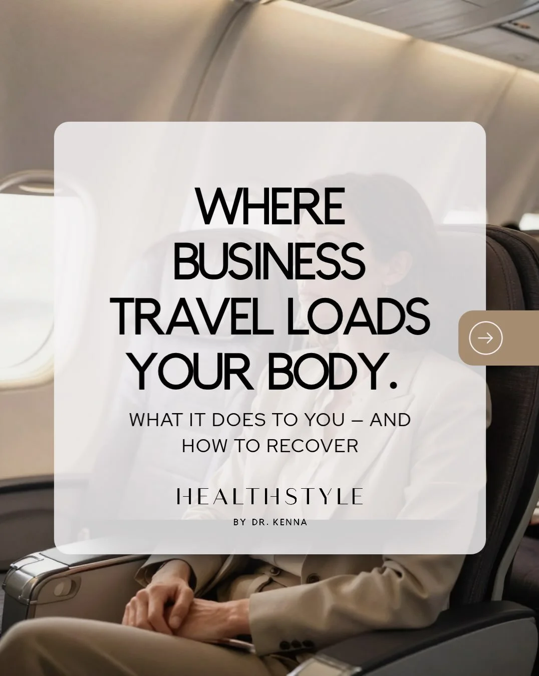 Frequent business travel places demands on your body that extend well beyond the flight itself. Disrupted sleep, changing routines, and demanding schedules can take a greater toll when you&rsquo;re already operating with limited recovery reserves.

F